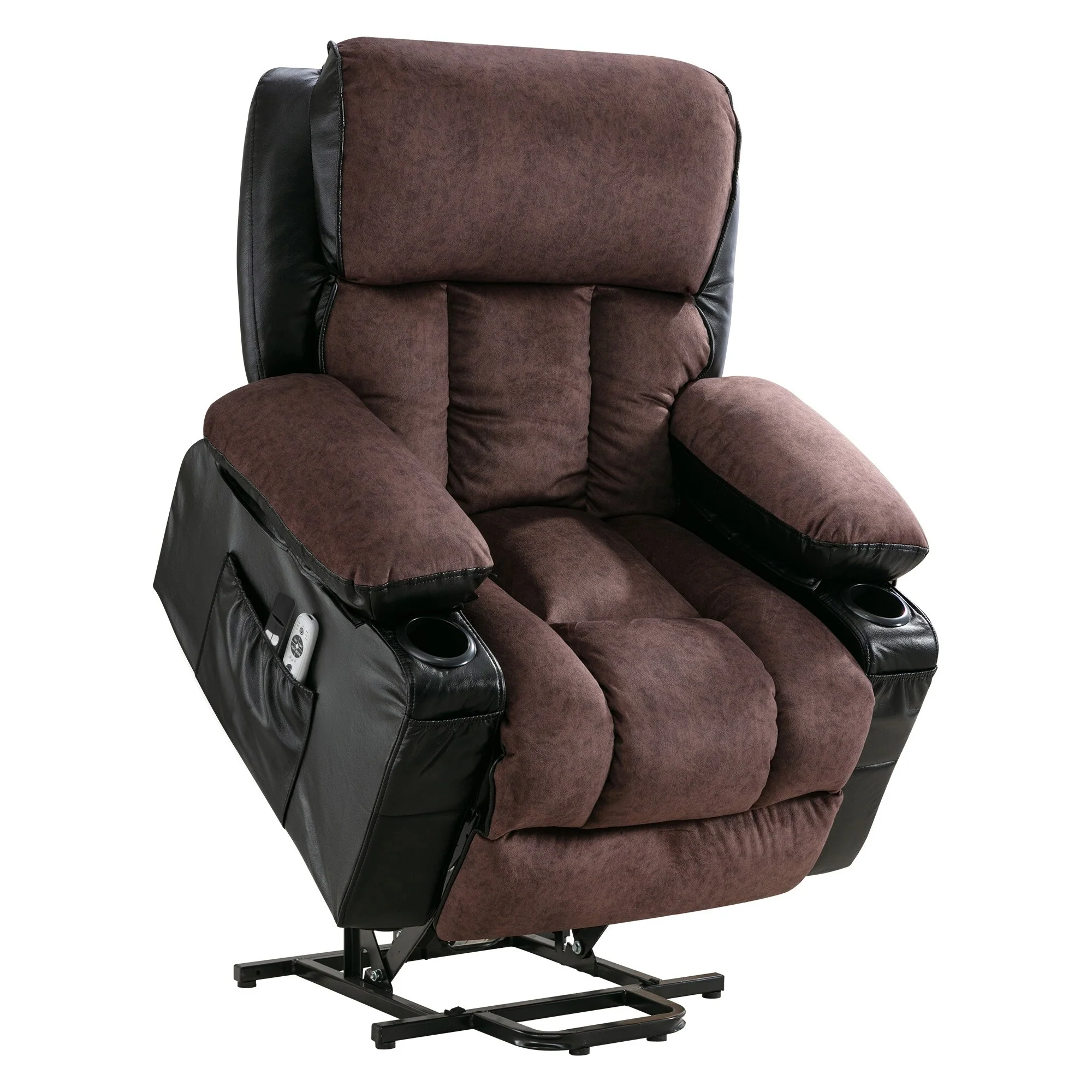Large Power Lift Recliner Chair with Heat & 8?Point Massage