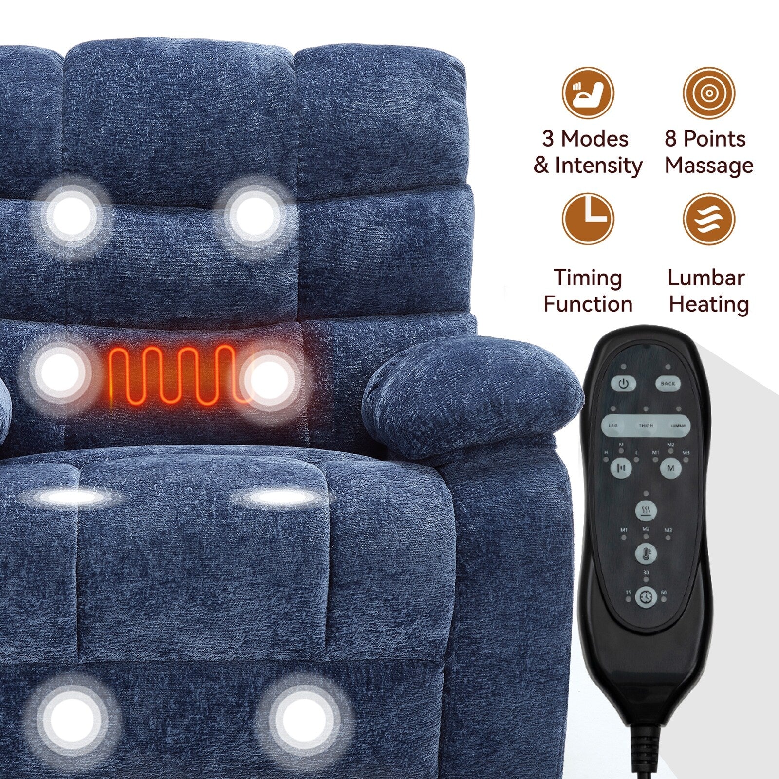 Lift Recliner Chair Heat Massage