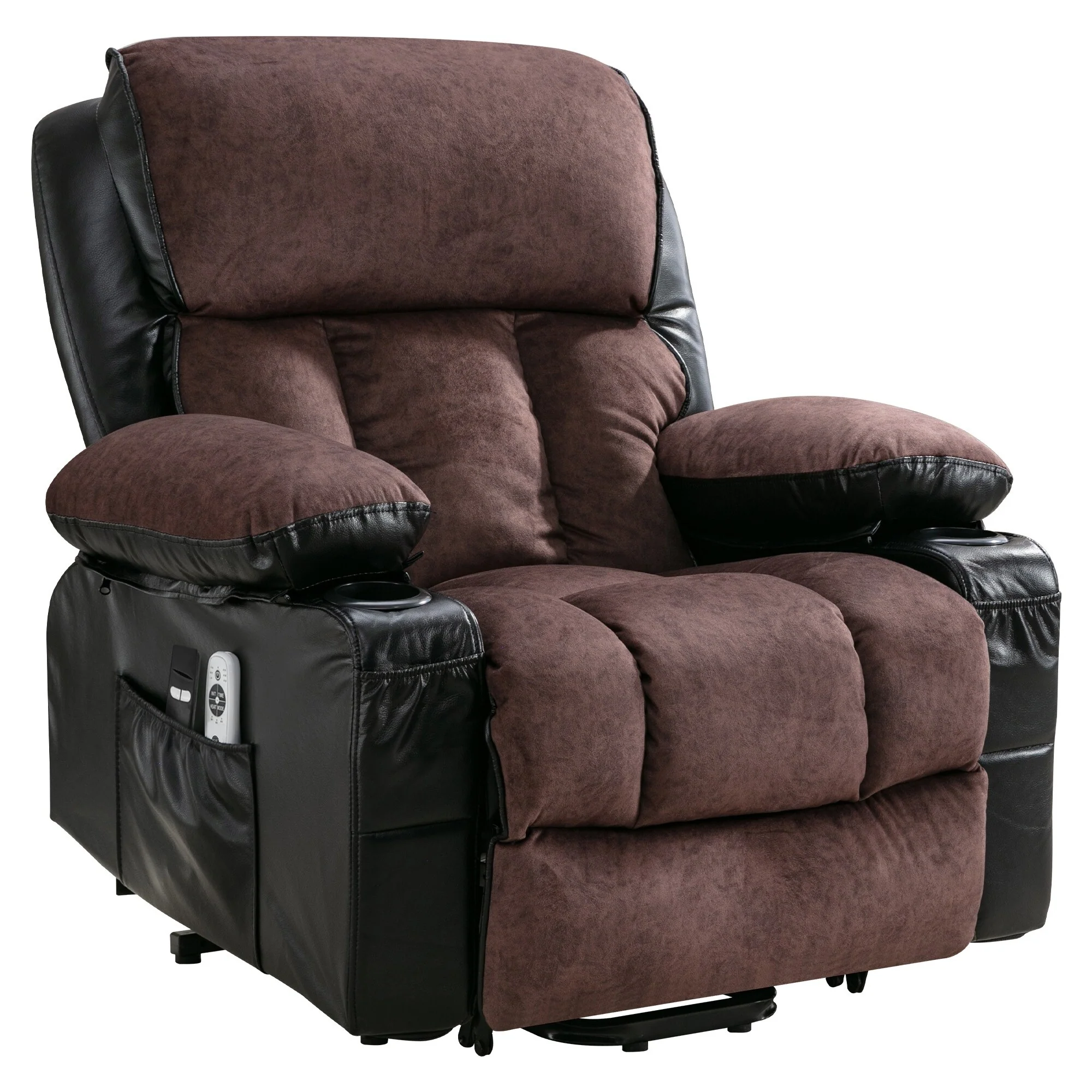 Large Power Lift Recliner Chair with Heat & 8?Point Massage