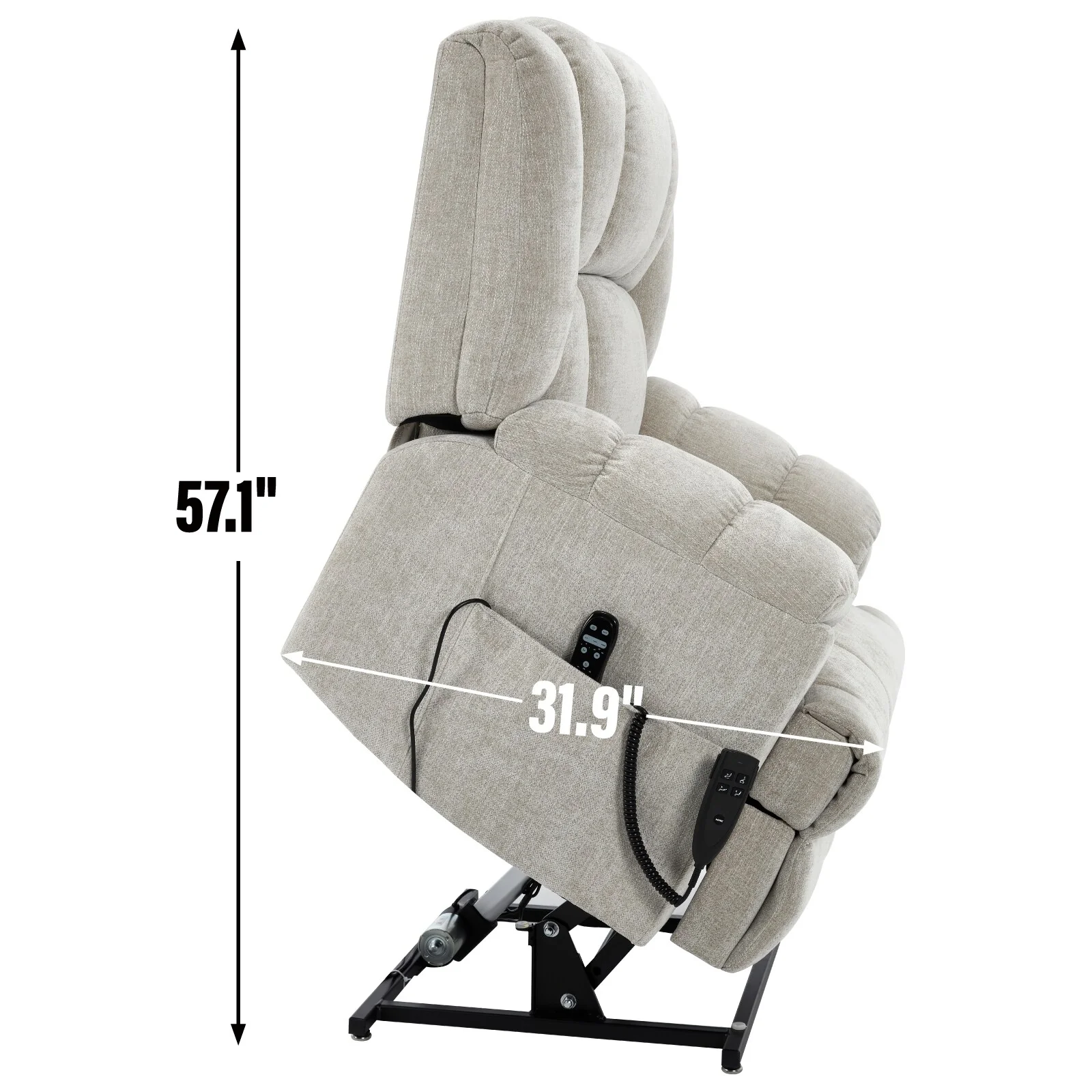 Electric Power Lift Recliners with Power-Remote