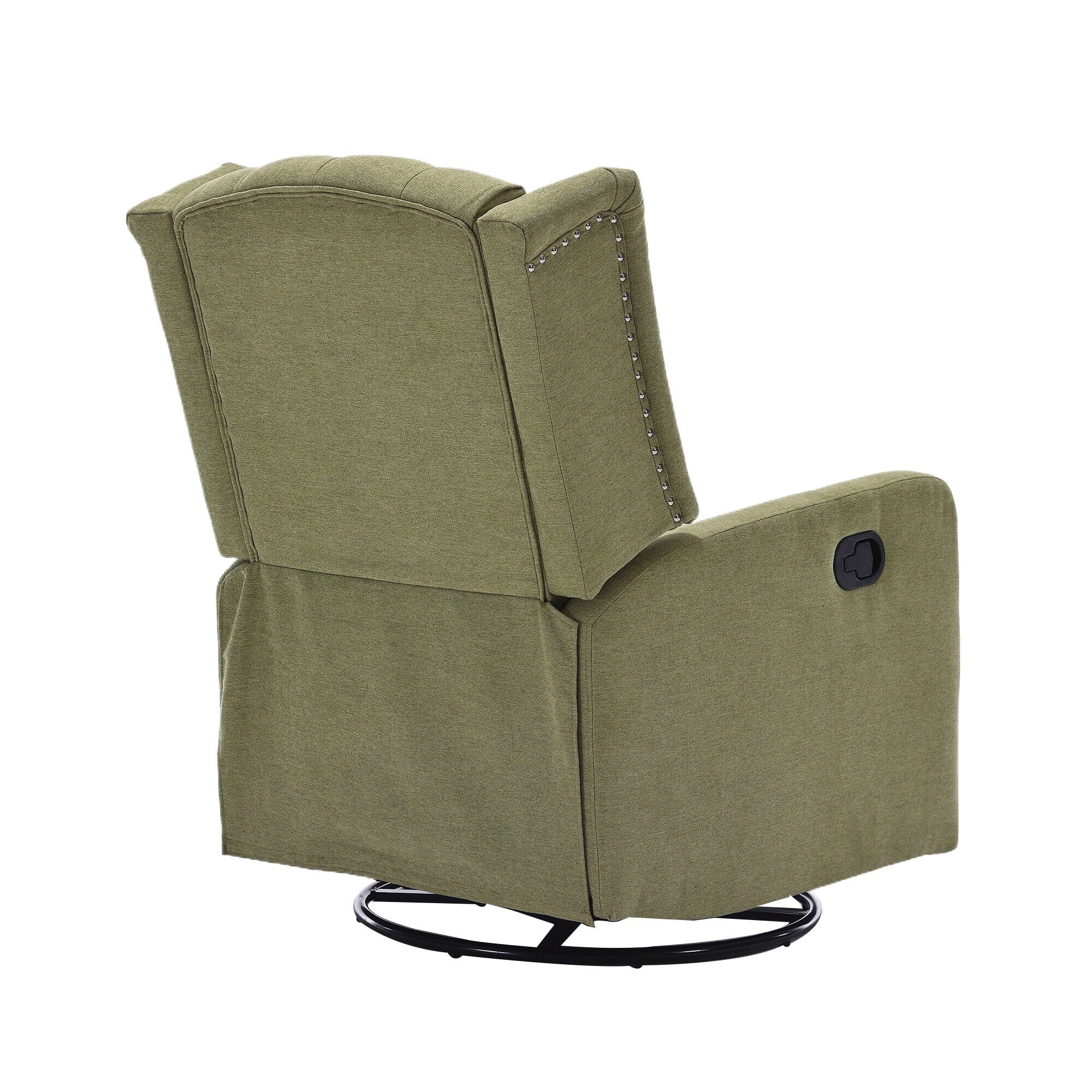Swivel Recliner Lounge Chair with Footrest, Glider Motion & Ergonomic Design