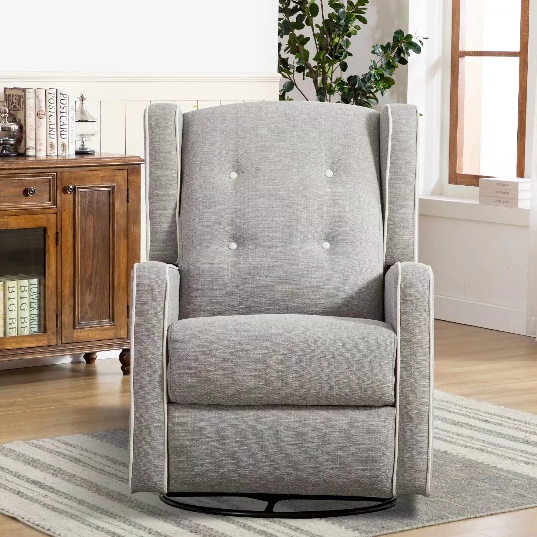 Racing Swivel Rocker Recliner Chair Single Seat Set of two