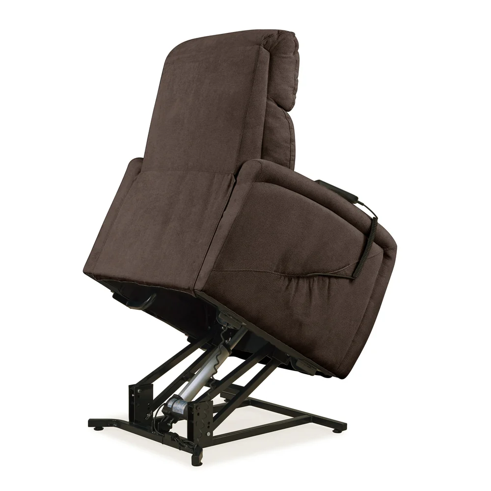 Copper Grove Jessie Brown Chenille Power Recline and Lift Chair