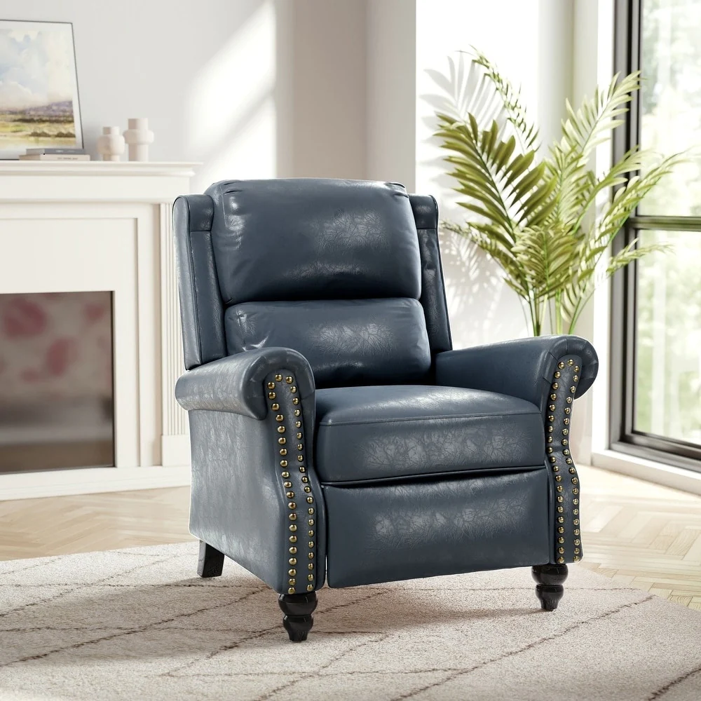 Modern Padded Seat Recliner Chair with PU Leather