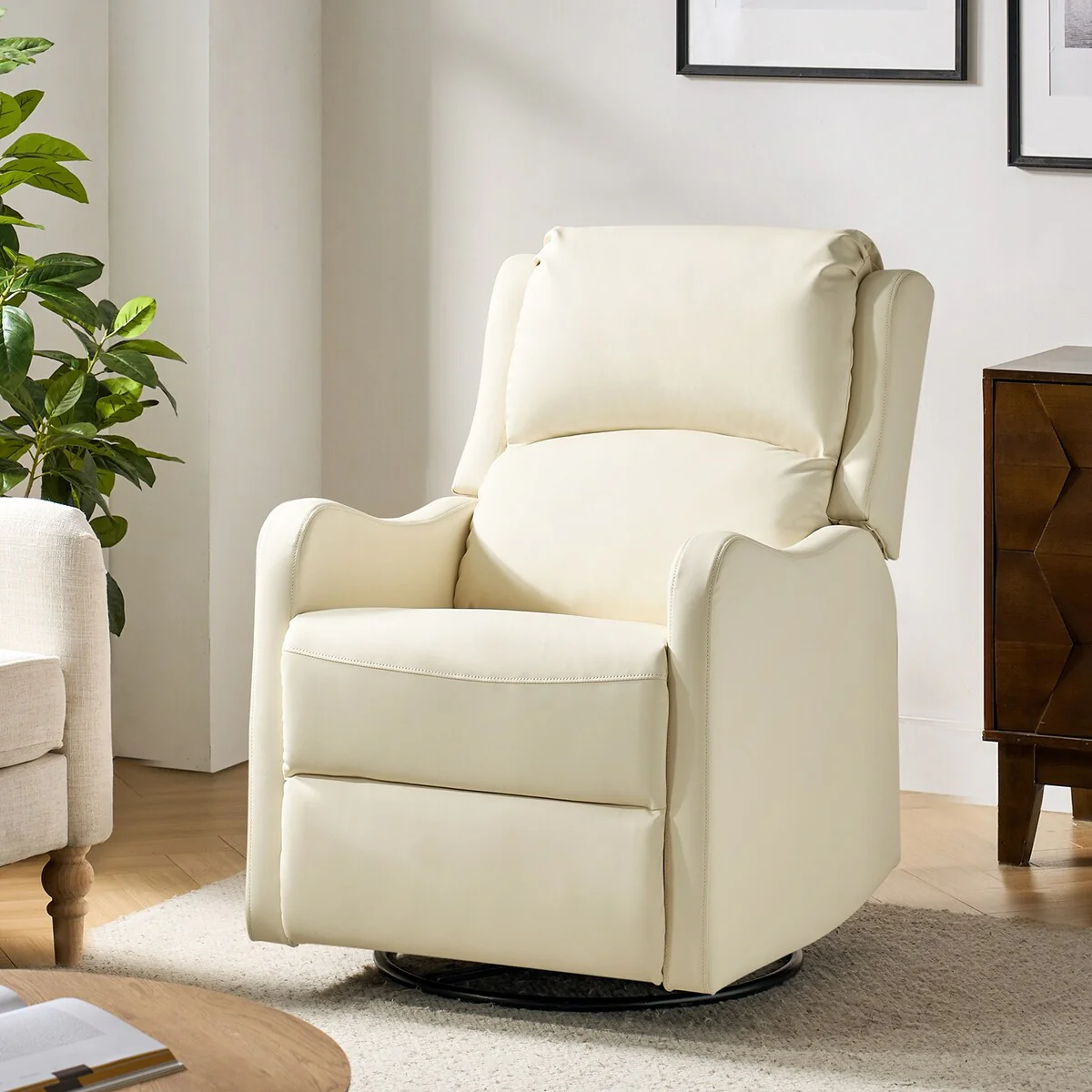 Pablo Traditional 360-Degree Swivel rocker Recliner by HULALA HOME
