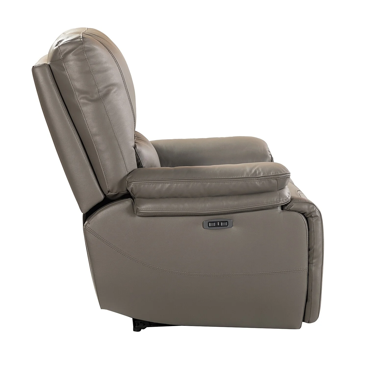 Clara Genuine Leather Power Recliner with Cushion Padded, Set of 2