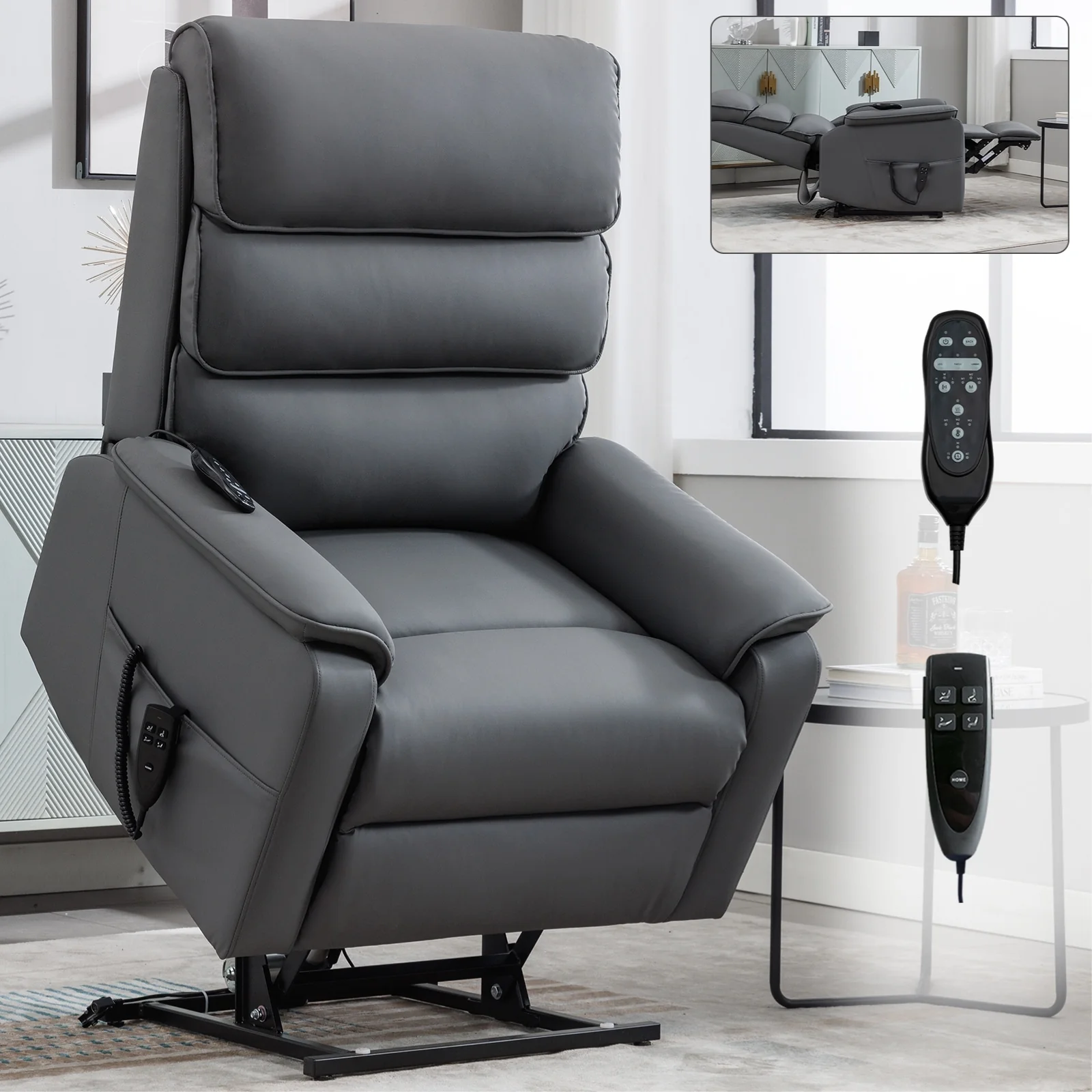 Power Lift Recliner Chair with Power-Remote