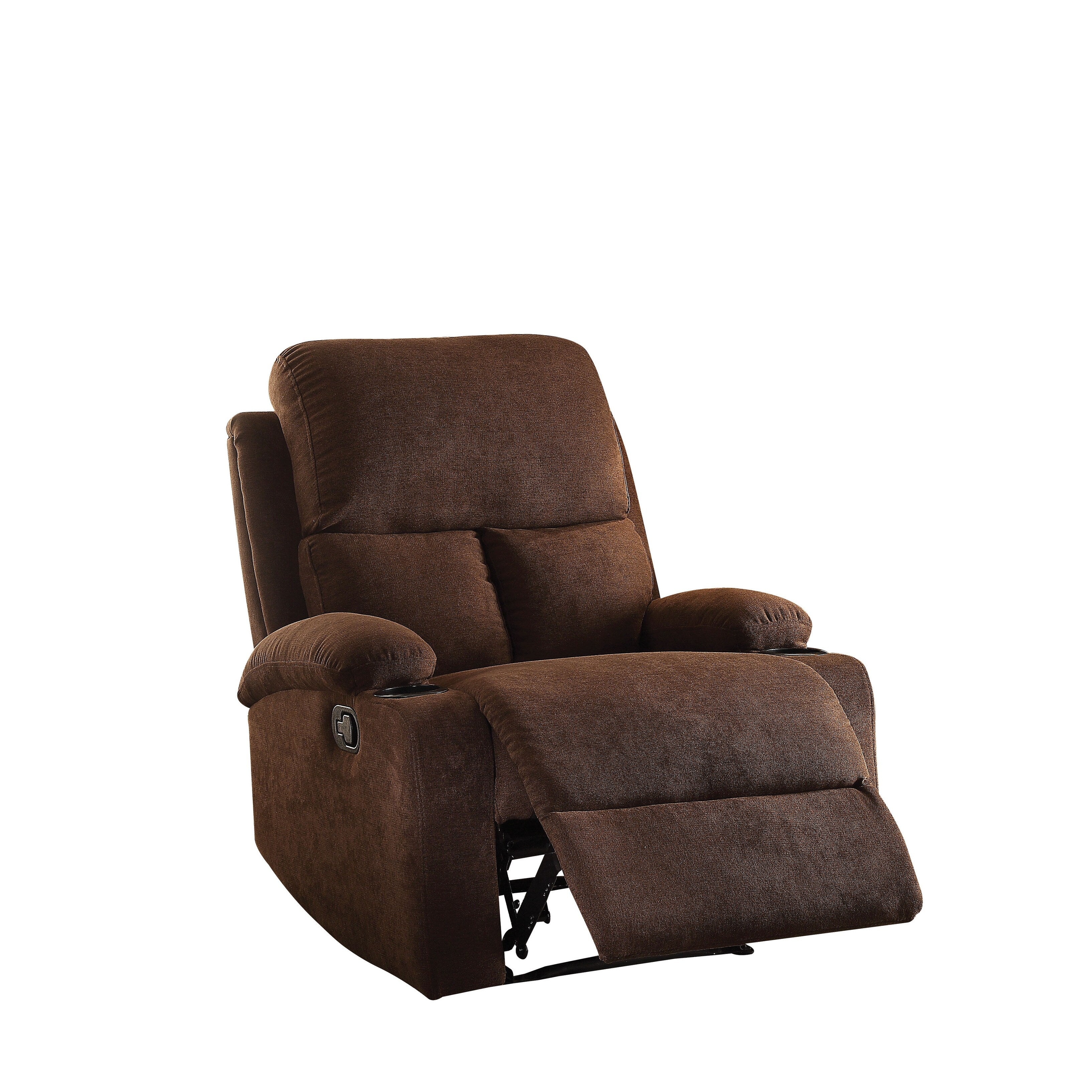 Chocolate Linen Motion Recliner
