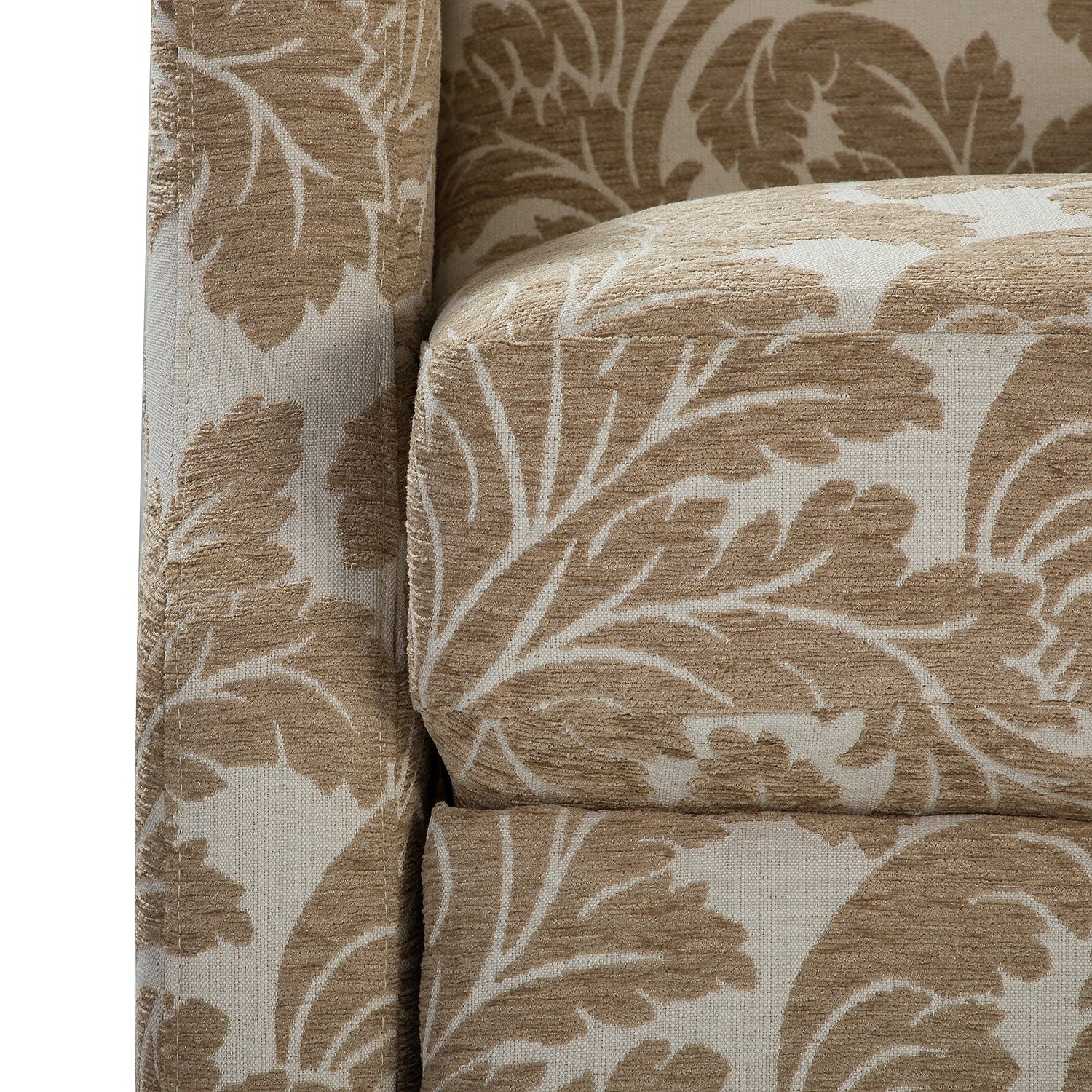 Damaris Mid-Century Modern Manual Pushback Recliner with Wingback Design by HULALA HOME