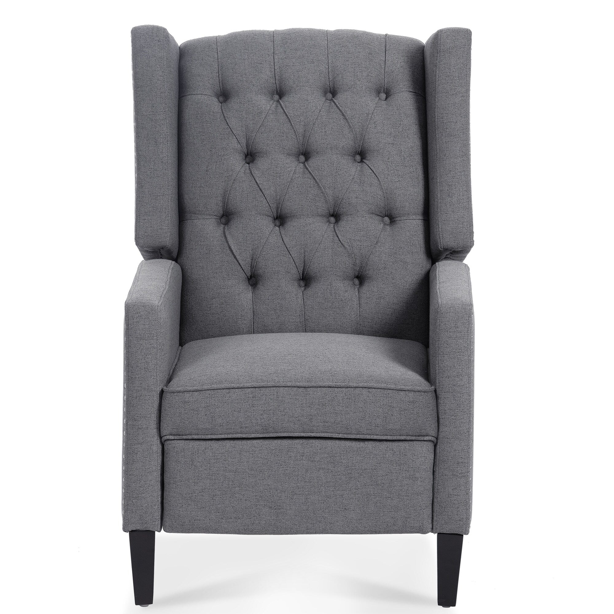 Wide Manual Wing Chair Recliner - 34.45 x 27.16 x 40.55