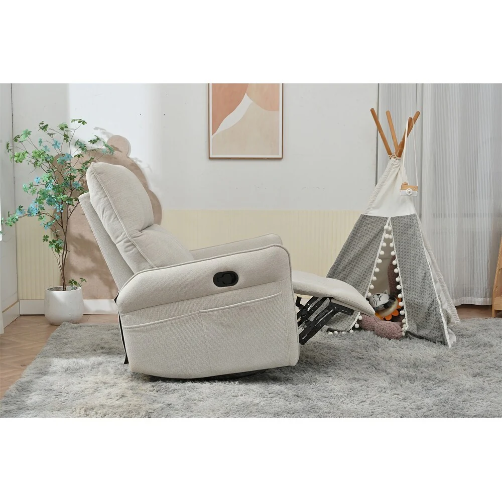 360�� Swivel Rocker Recliner Chair