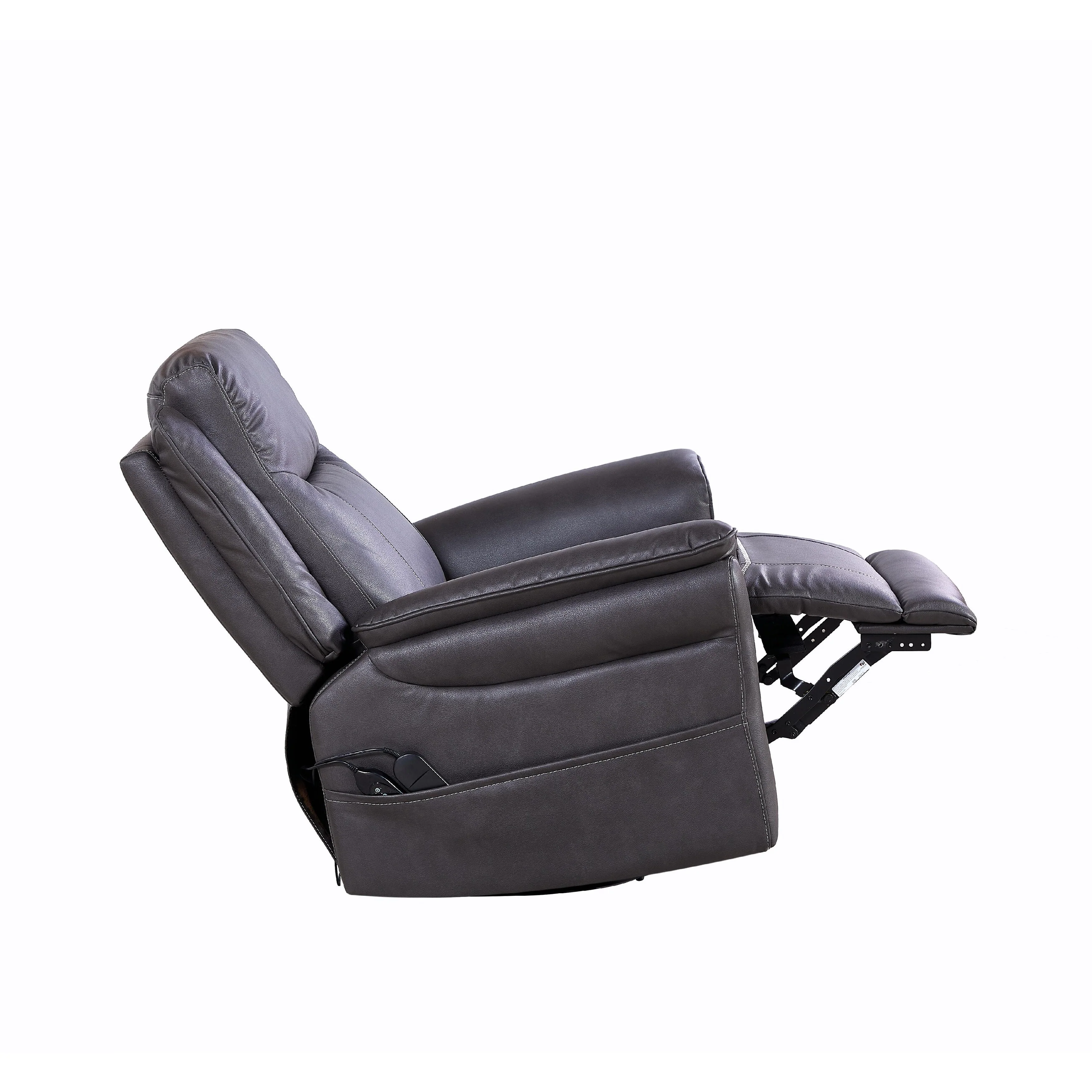 Rocking and 240 Degree Swivel Single Sofa Seat Recliner Chair, Infinite Position
