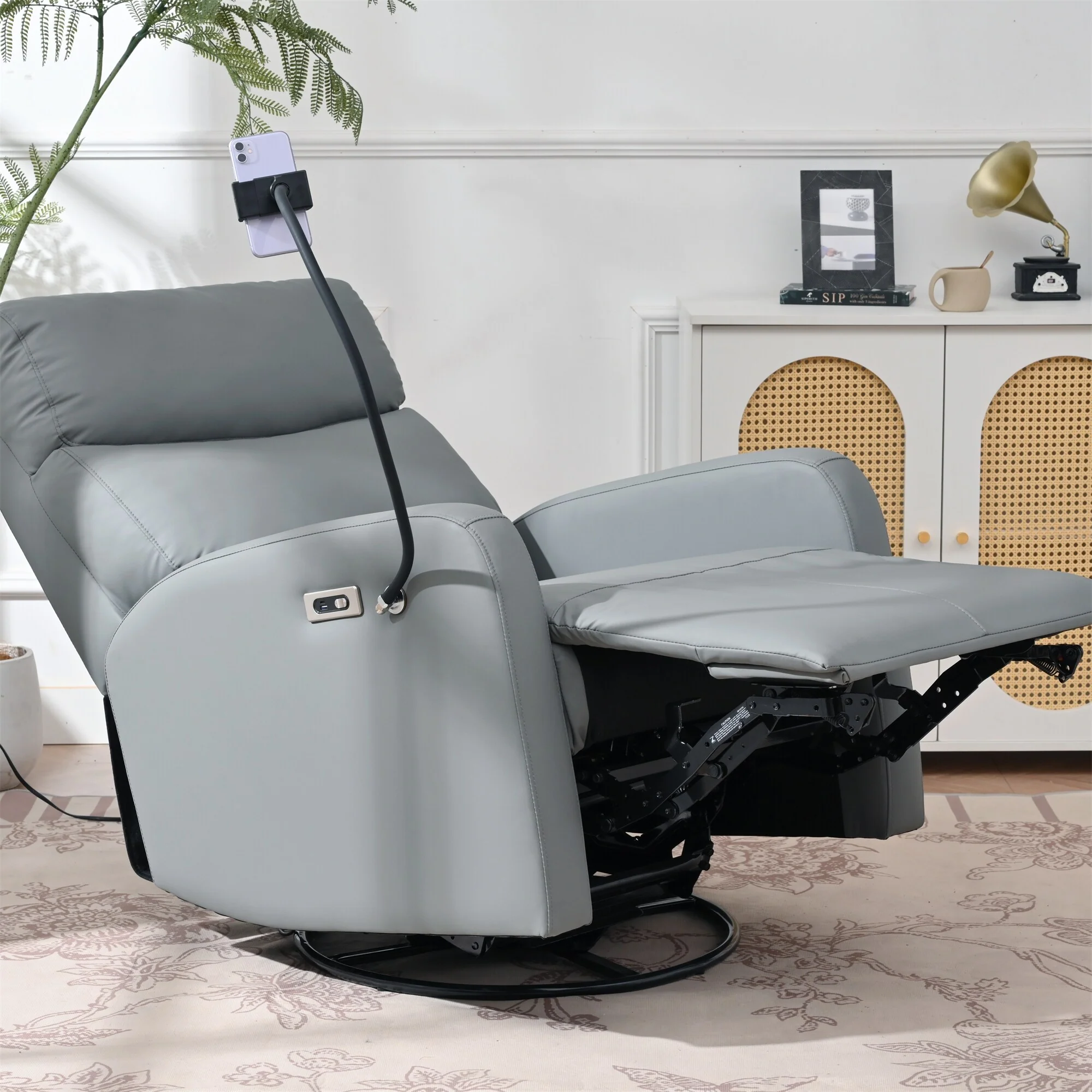 270�� Power Swivel Rocker Recliner Chair