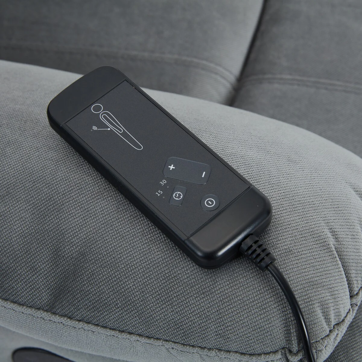 Steph Plush Transitional Upholstered Manual Recliner Chair