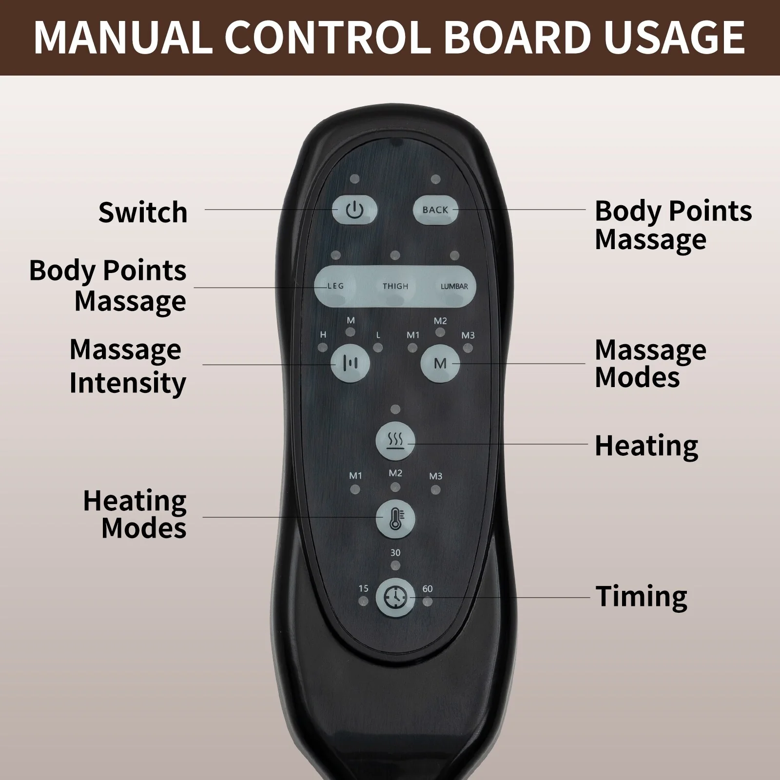 Standard Power Lift Recliner Chair with Full?Body Massage & USB