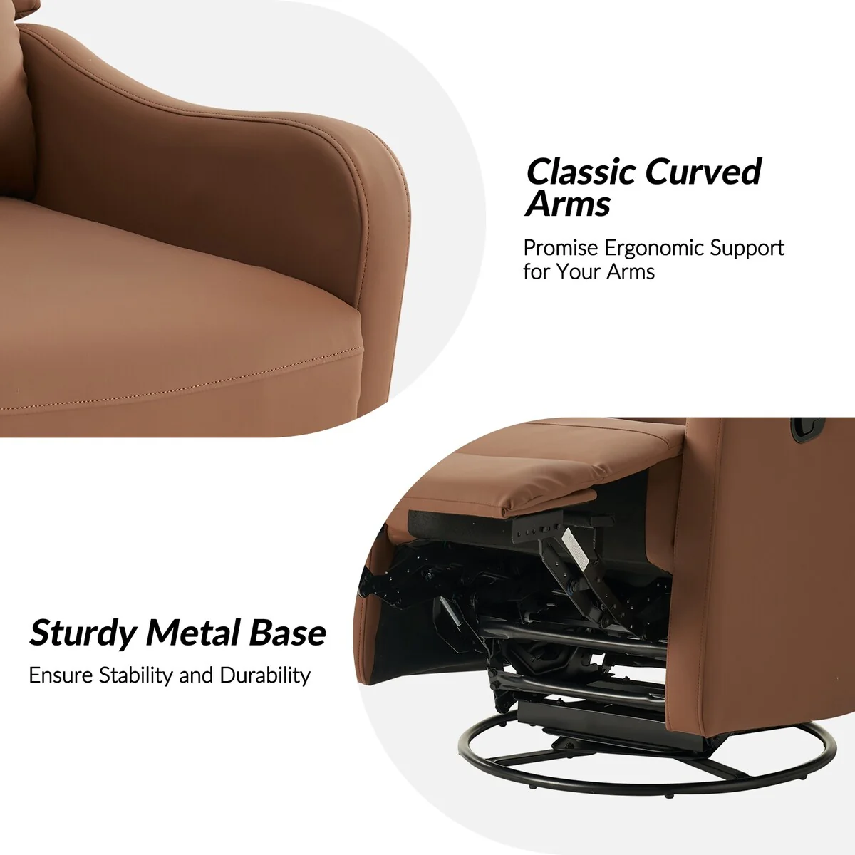 Pablo Traditional 360-Degree Swivel rocker Recliner by HULALA HOME