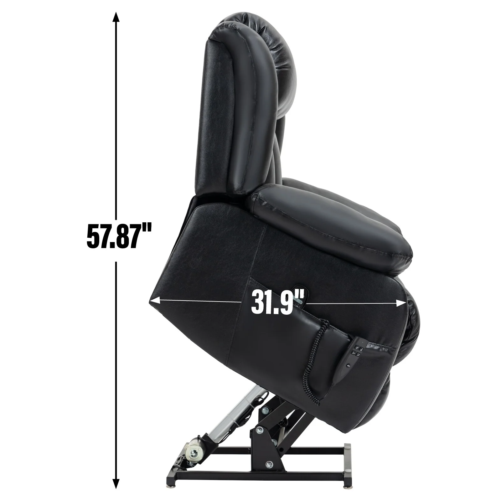 Power Lift Recliner Chair with 8-Point Vibration Massage