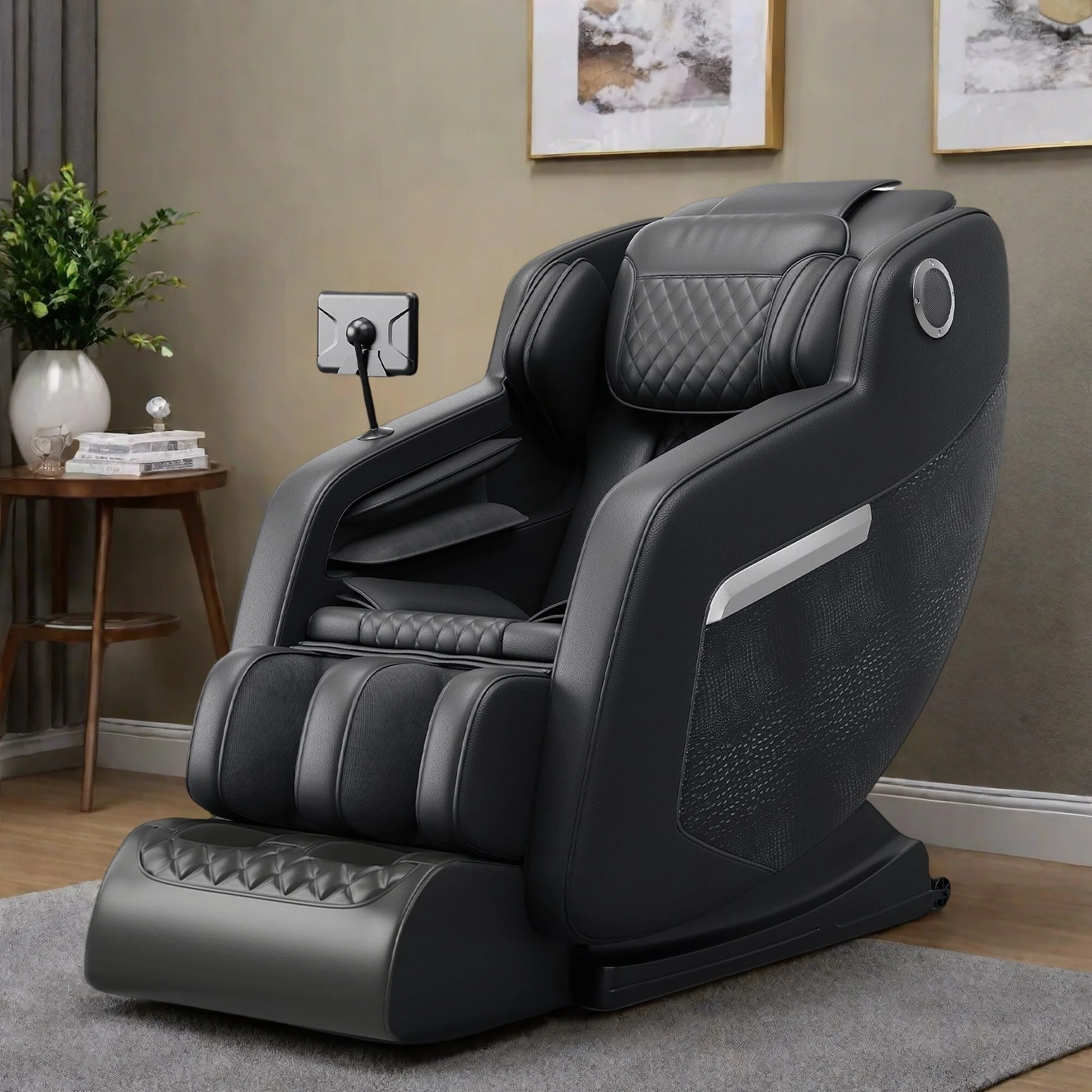 Body Massage Chair with Zero Gravity, 20 Airbags, Heat, LCD Remote, 8 Rollers, 5 Massage Modes and Techniques