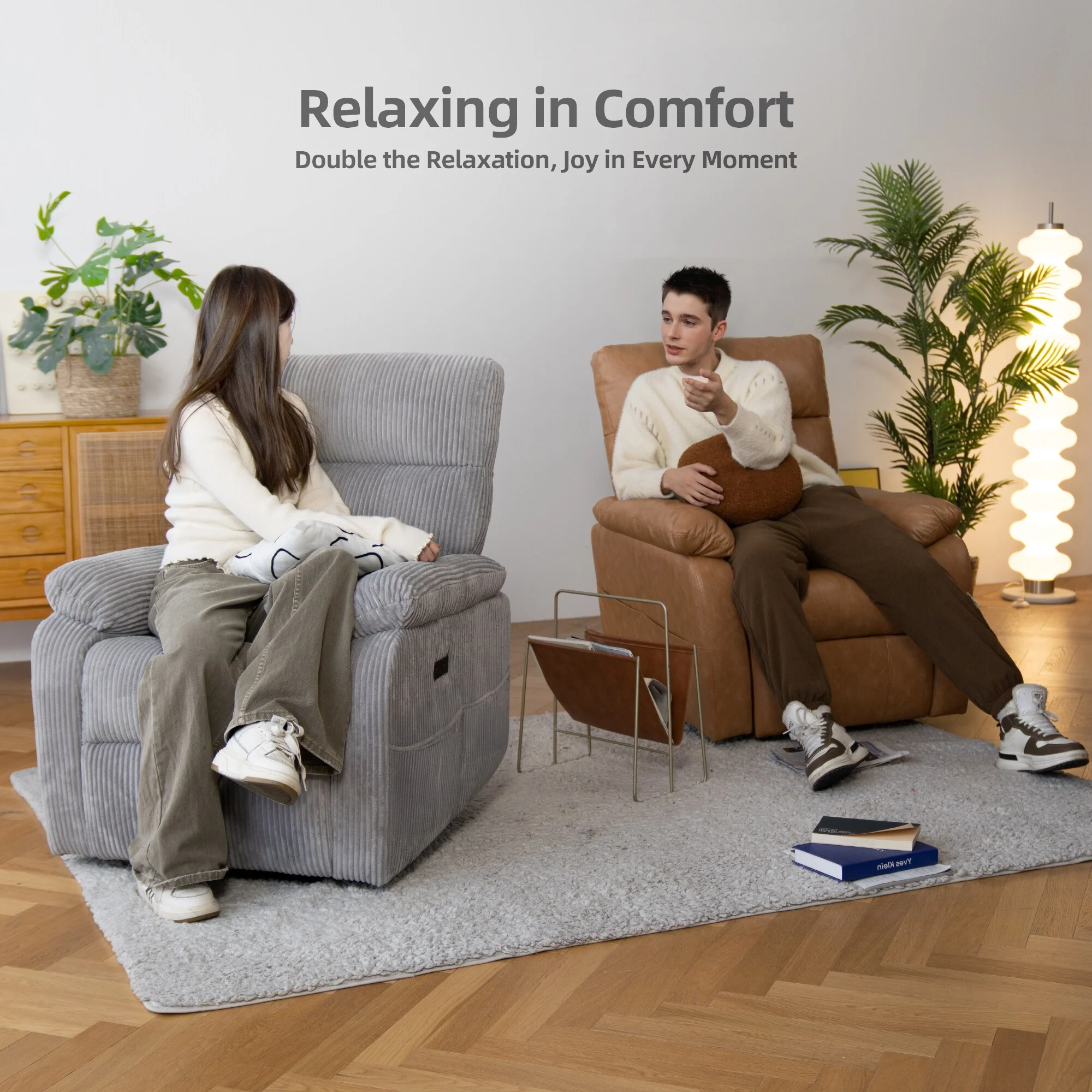 Zero?Gravity Power Recliner Chair with USB & Ergonomic Design