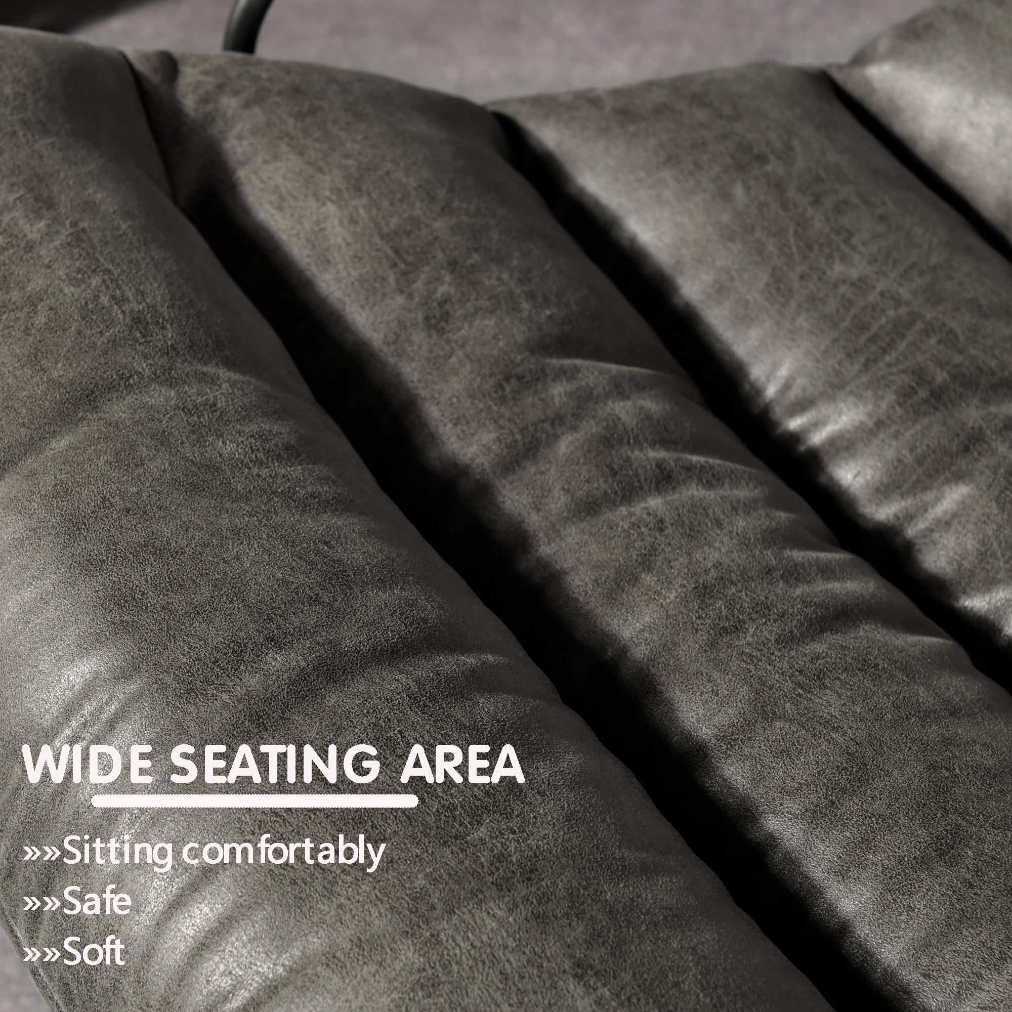 OVIOS Living Room Accent Chair Rocking Recliner Chair with Ottoman