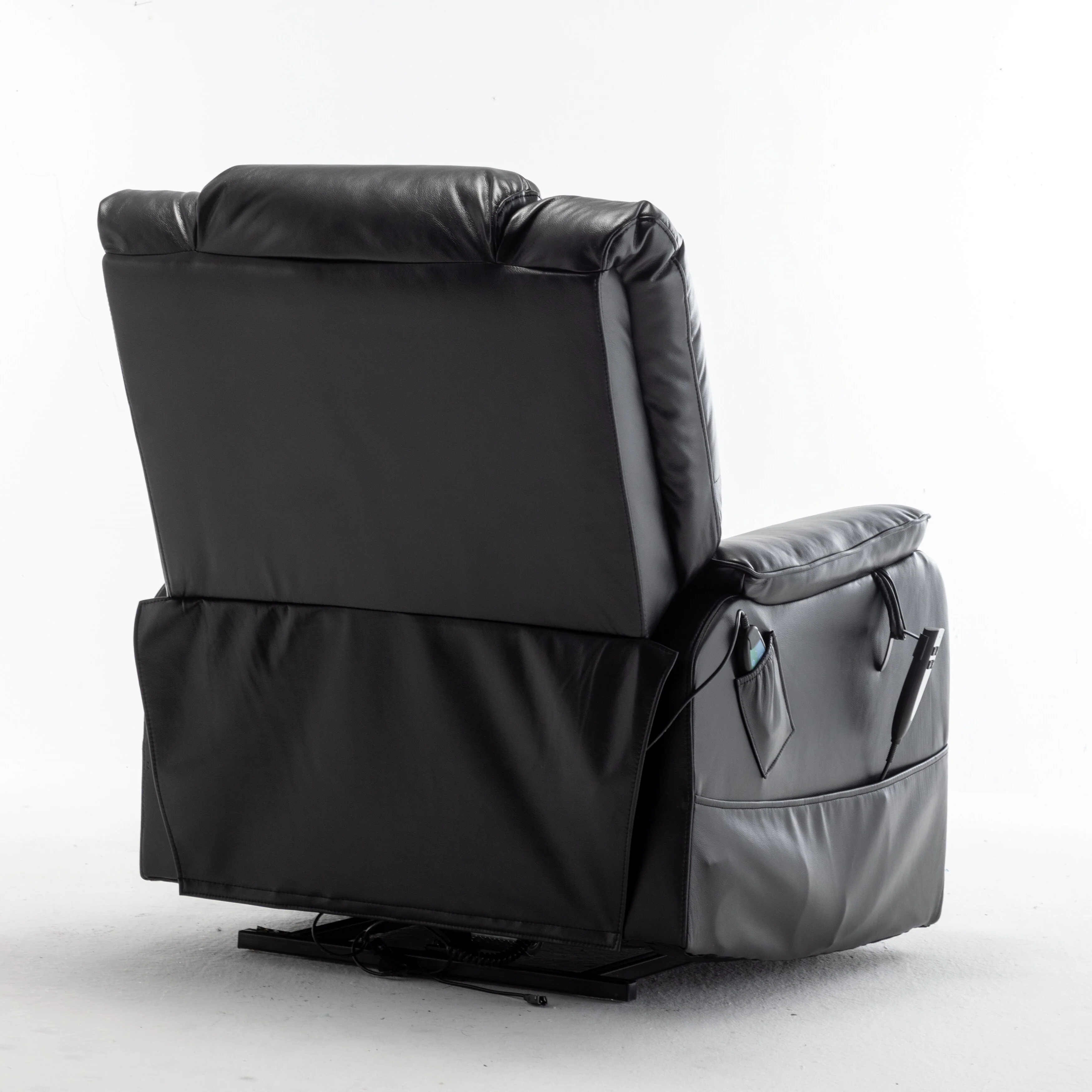 PU Recliner Chair with 180�� Infinite Position, Remote & Easy Assembly