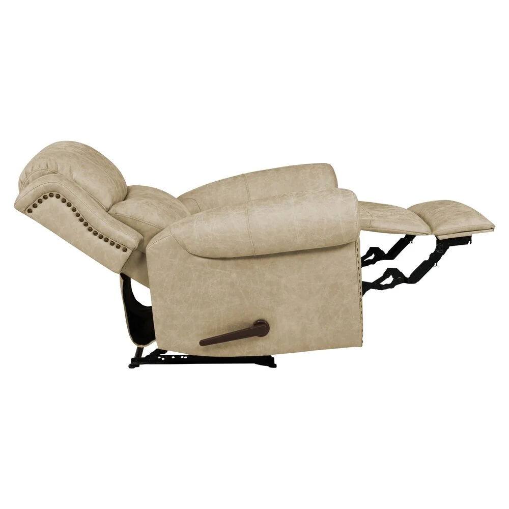 Copper Grove Dilsen Extra Large Rolled Arm Wall Hugger Recliner Chair