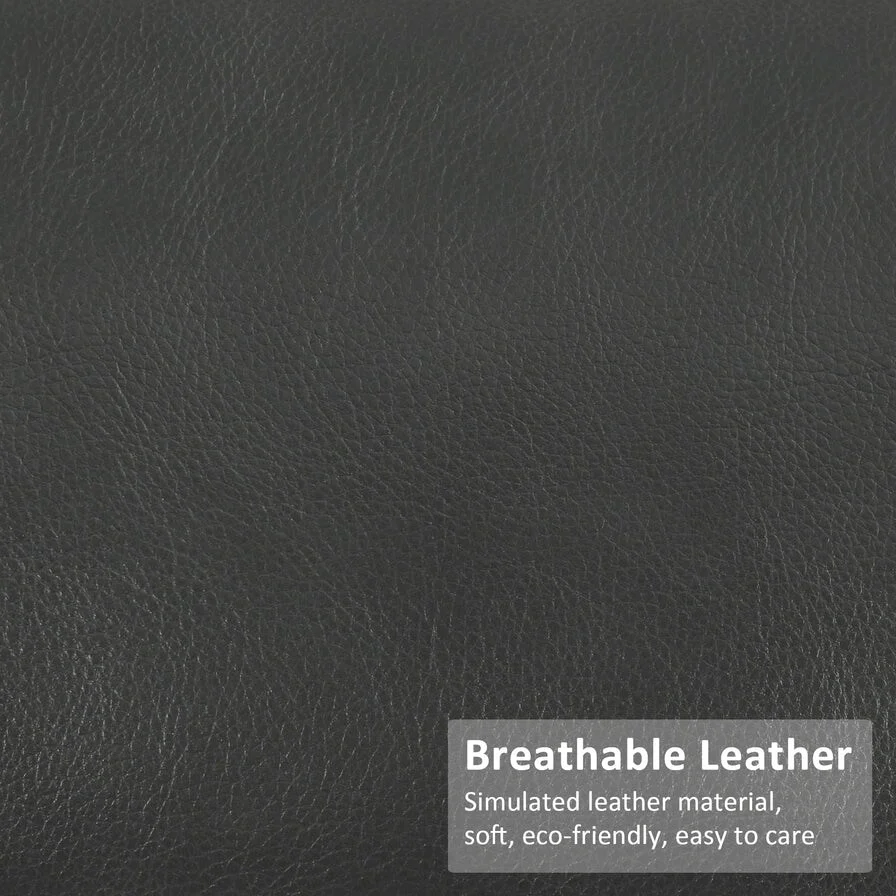 MCombo Electric Power Recliner Chair with Heat and Massage, Leather PR621