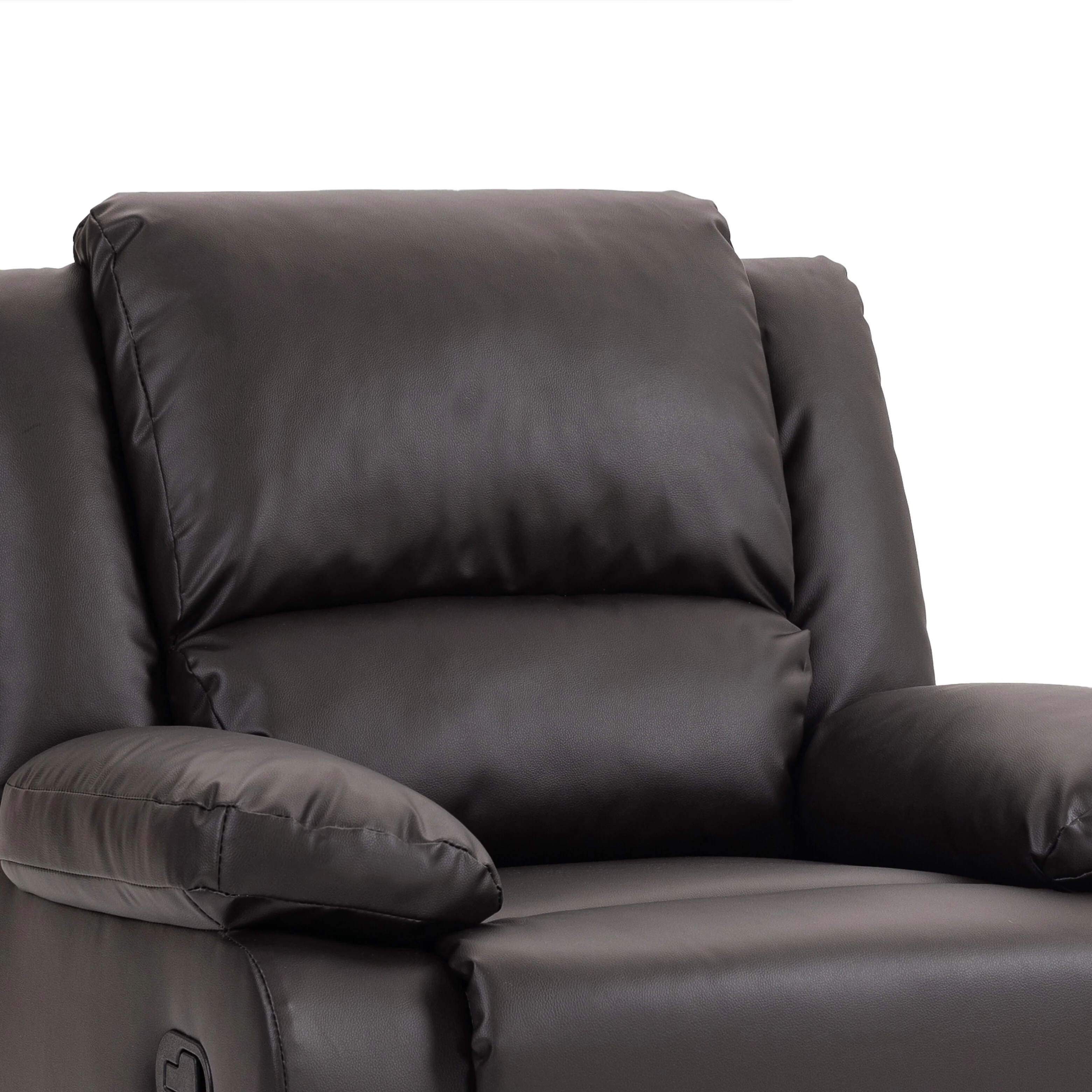 Faux Leather Lounge Chair Single Sofa Adjustable Recliners
