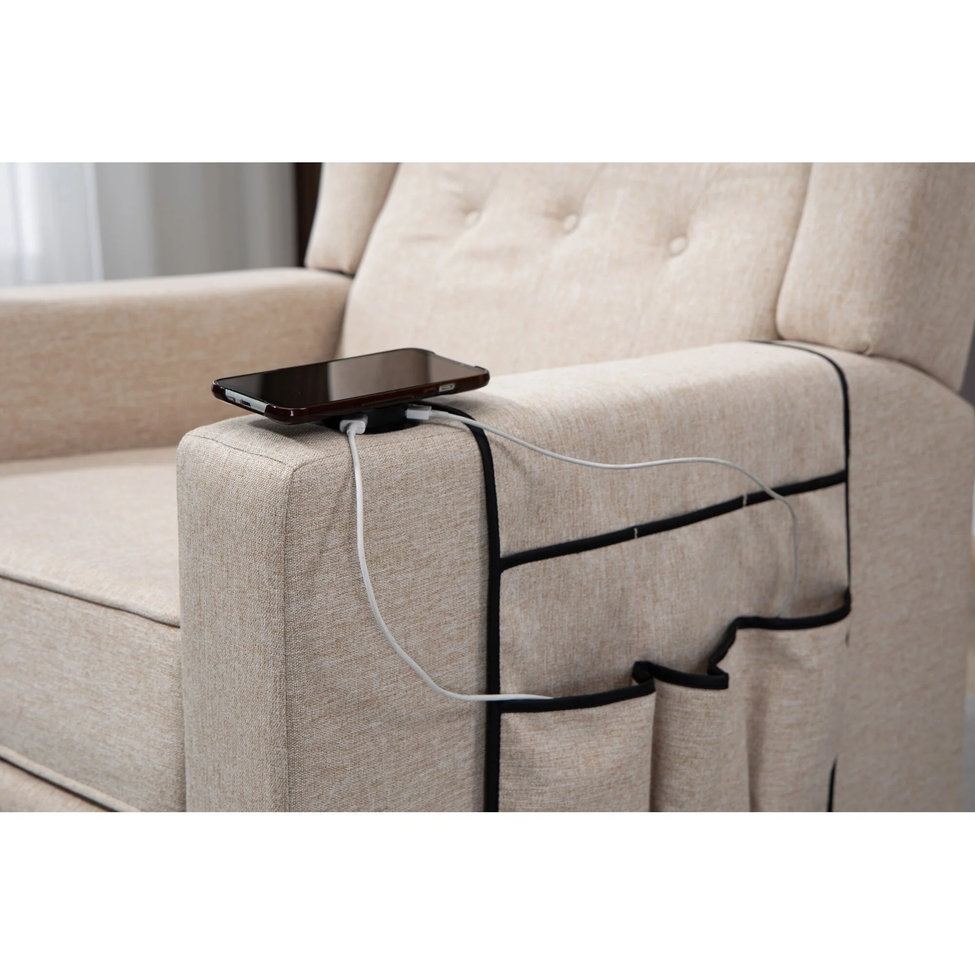Arm Pushing Recliner Chair