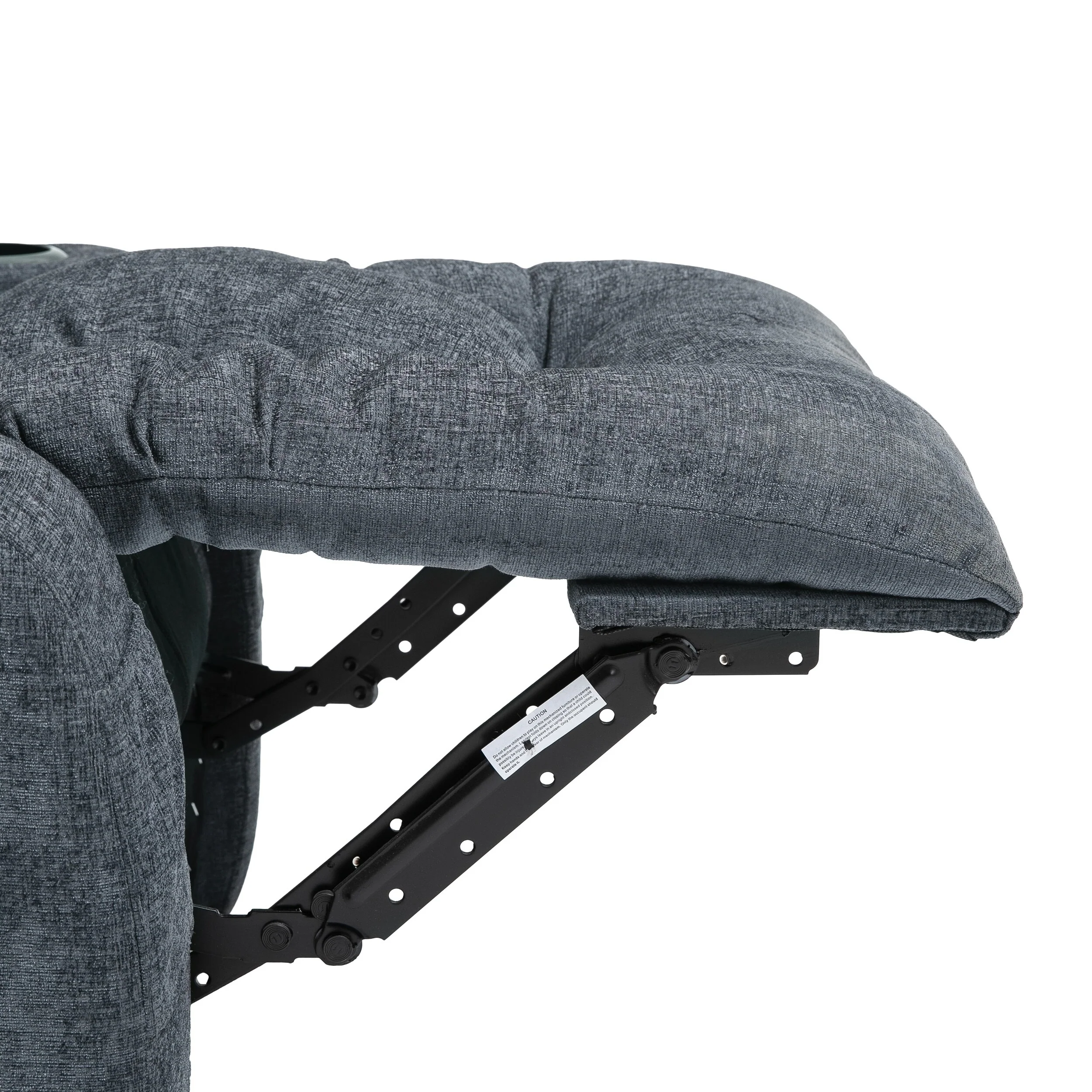 Massage Recliner with Heating, 5 Modes, Cup Holders, Remote Control, and Manual Reclining Feature