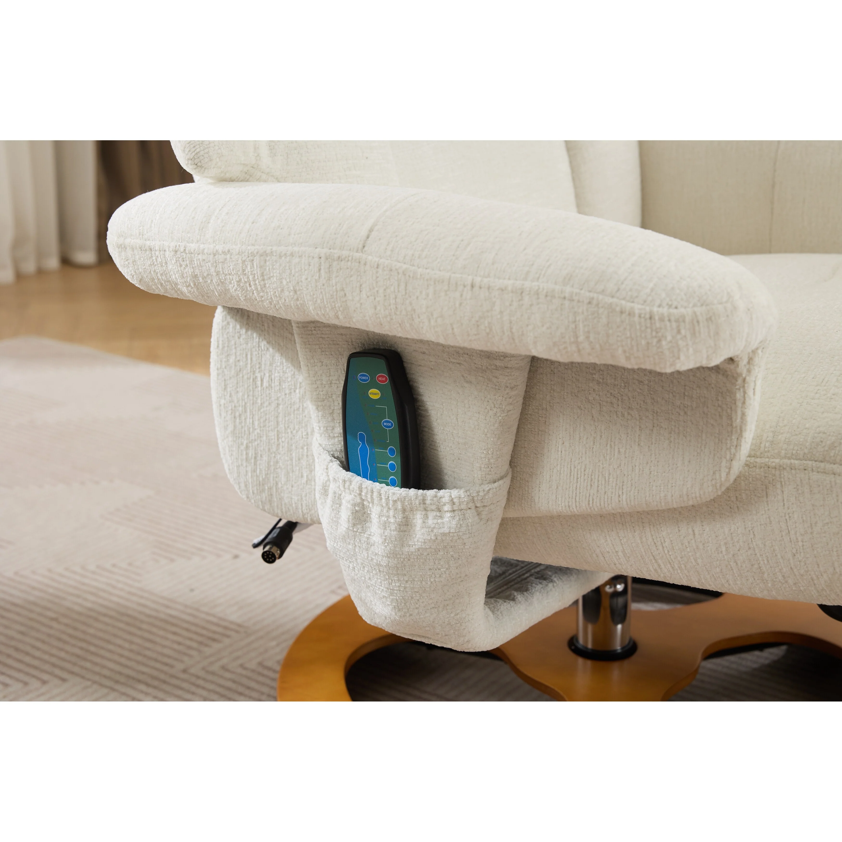 Ergonomic Recliner Chair with Ottoman