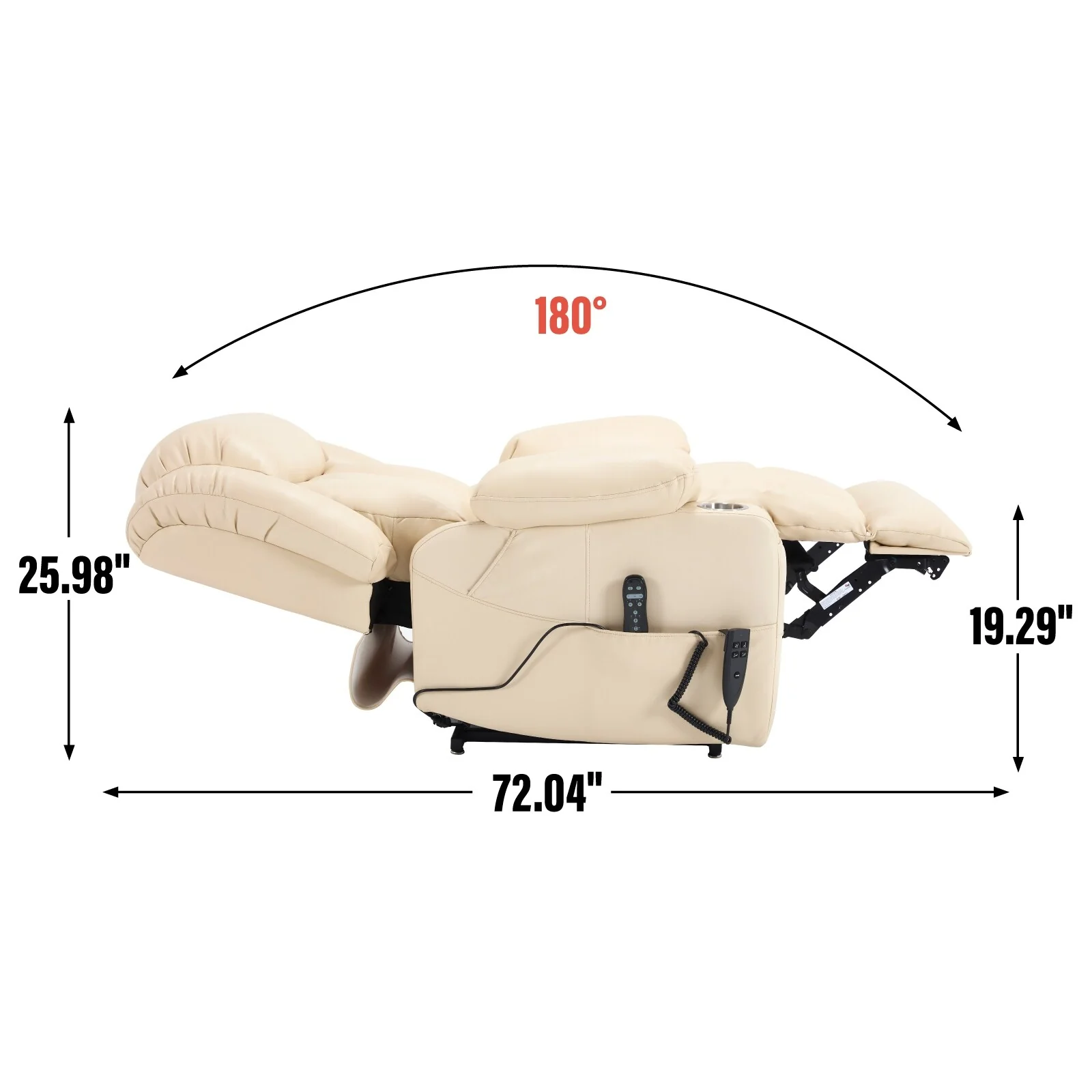 Leatheraire Power Lift Recliner Chair