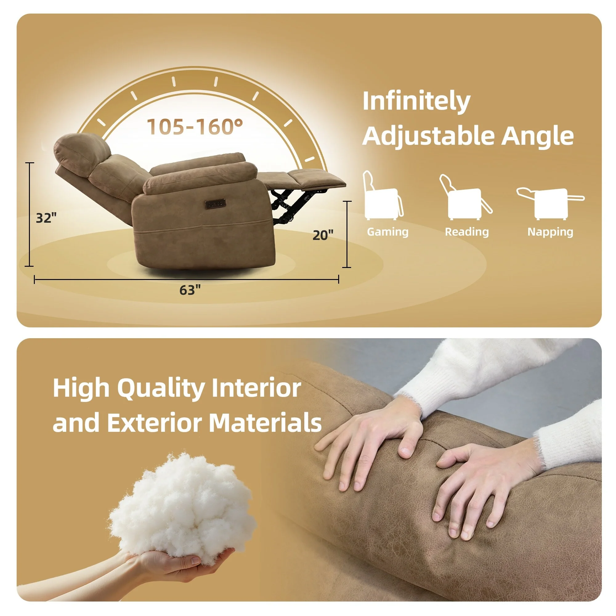 Electric Zero Gravity Recliner Chair