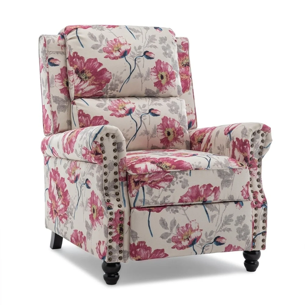 Modern Padded Seat Recliner Chair with PU Leather