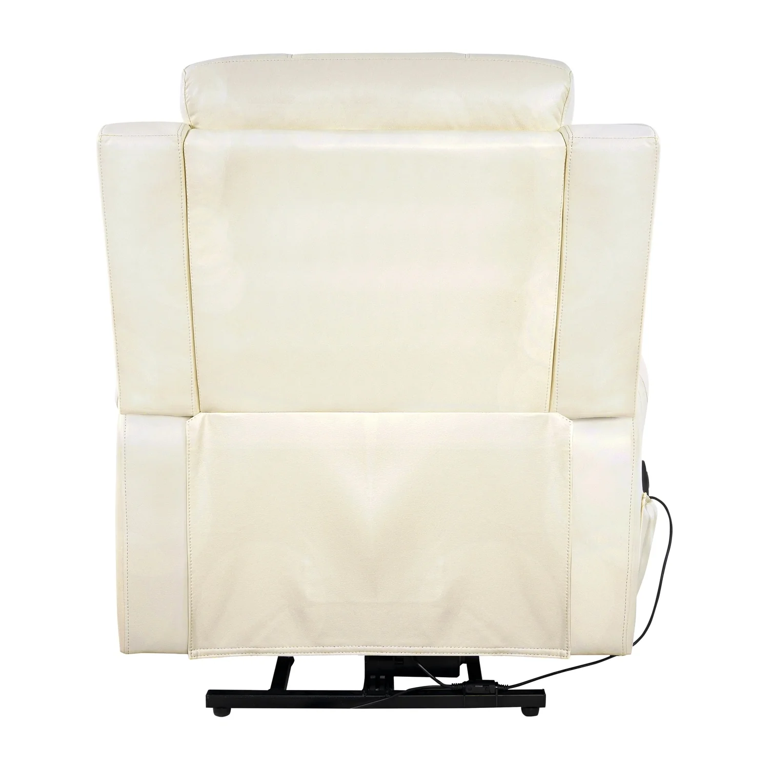 Air Leather Premium Studded Power Lift Recliner Chair with Footrest Reclining Chair with Remote Control