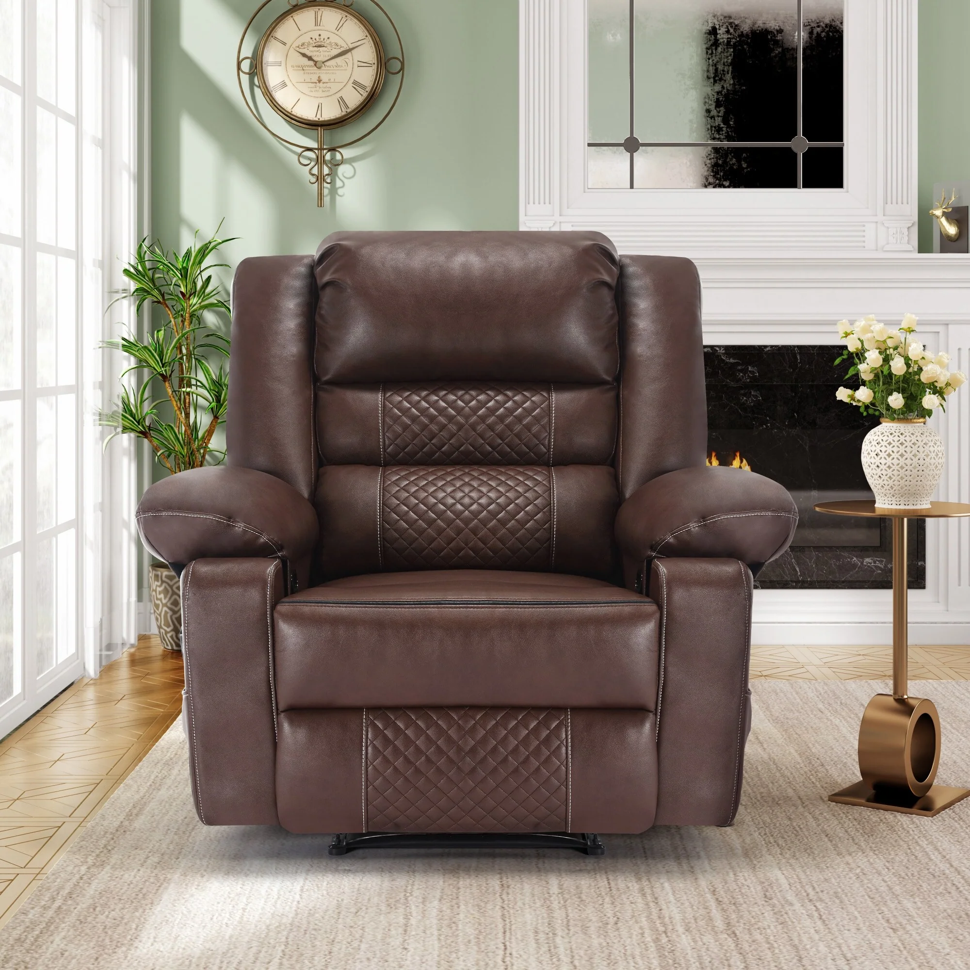 Breathable Leather Massage Recliner Chair Manual