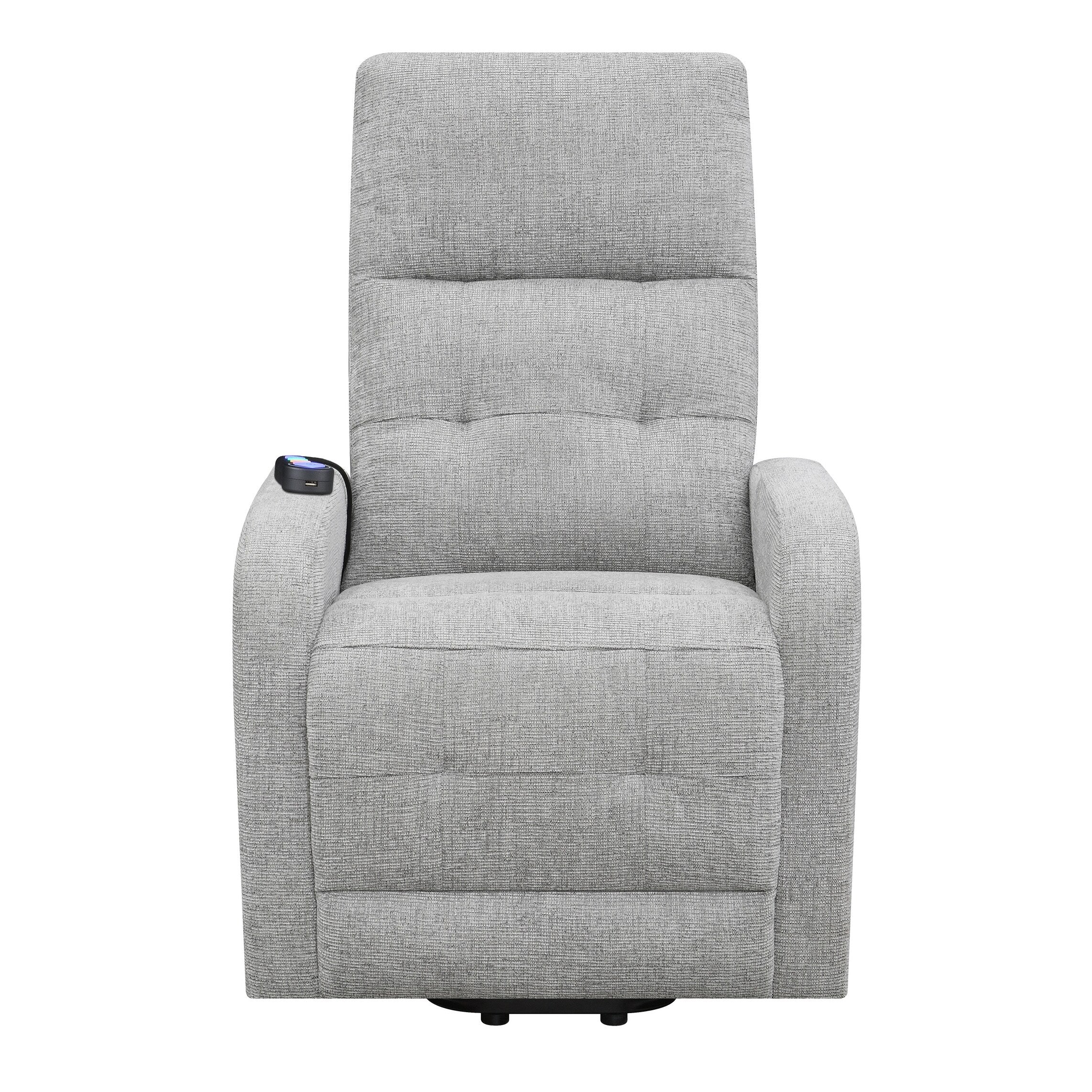 Lyle Upholstered Tufted Power Lift Recliner