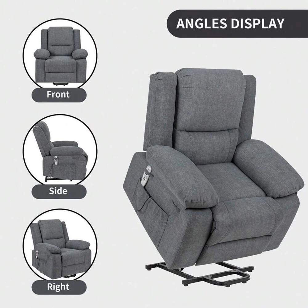 Electric Massage Power Recliner Chair, Multi-function Lifting, Timing