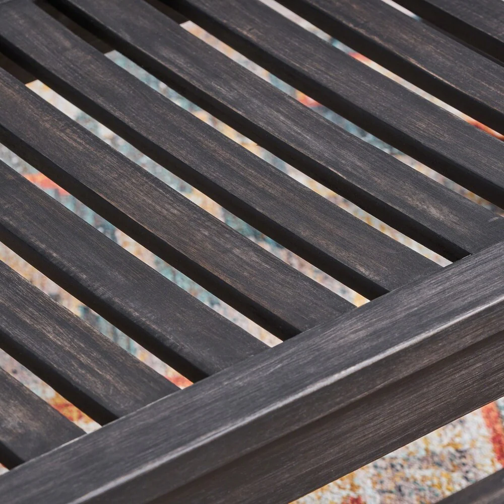 Amina Acacia Wood Patio Glider by Christopher Knight Home