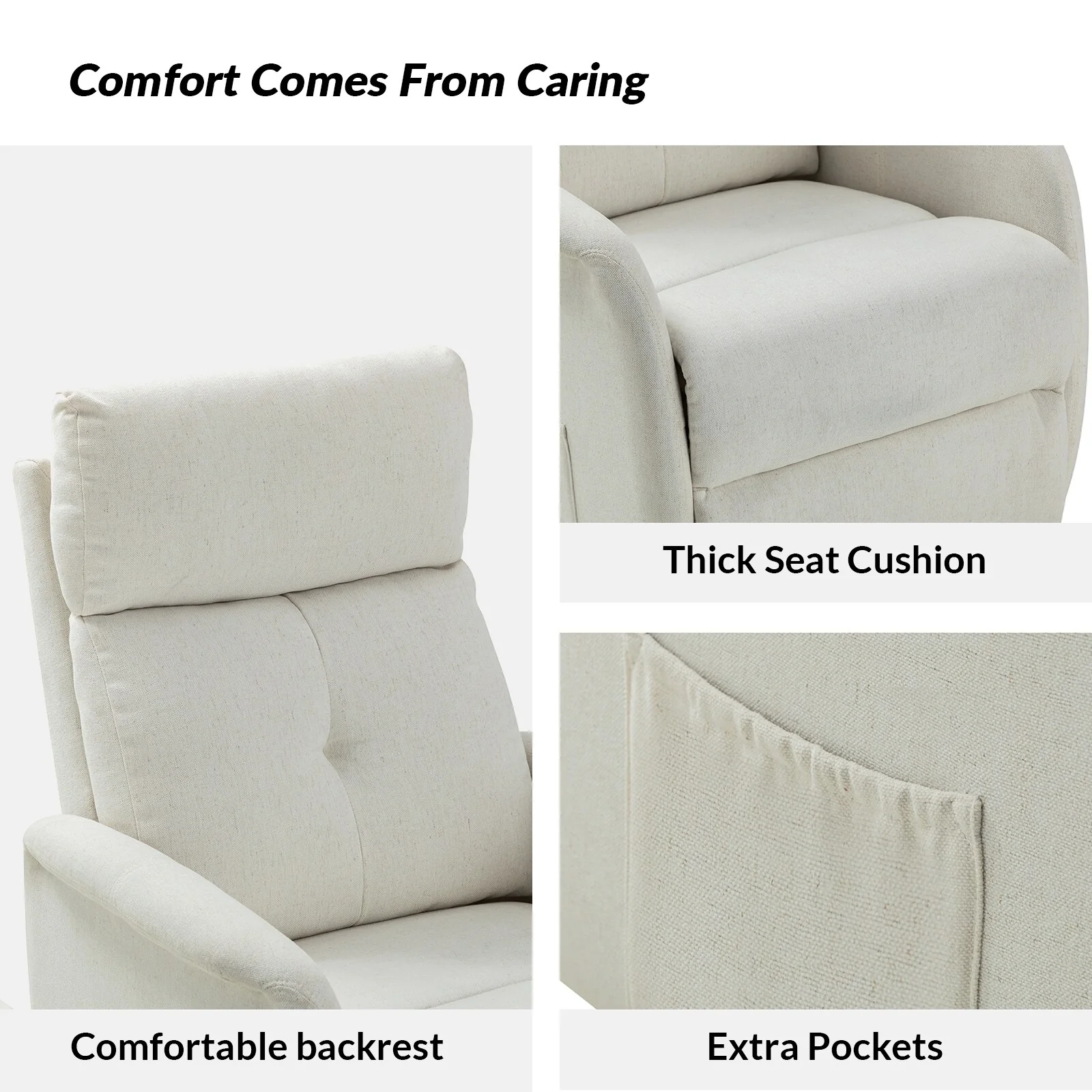 Elisa Power Remote Lift Assist Recliner with Metal Base