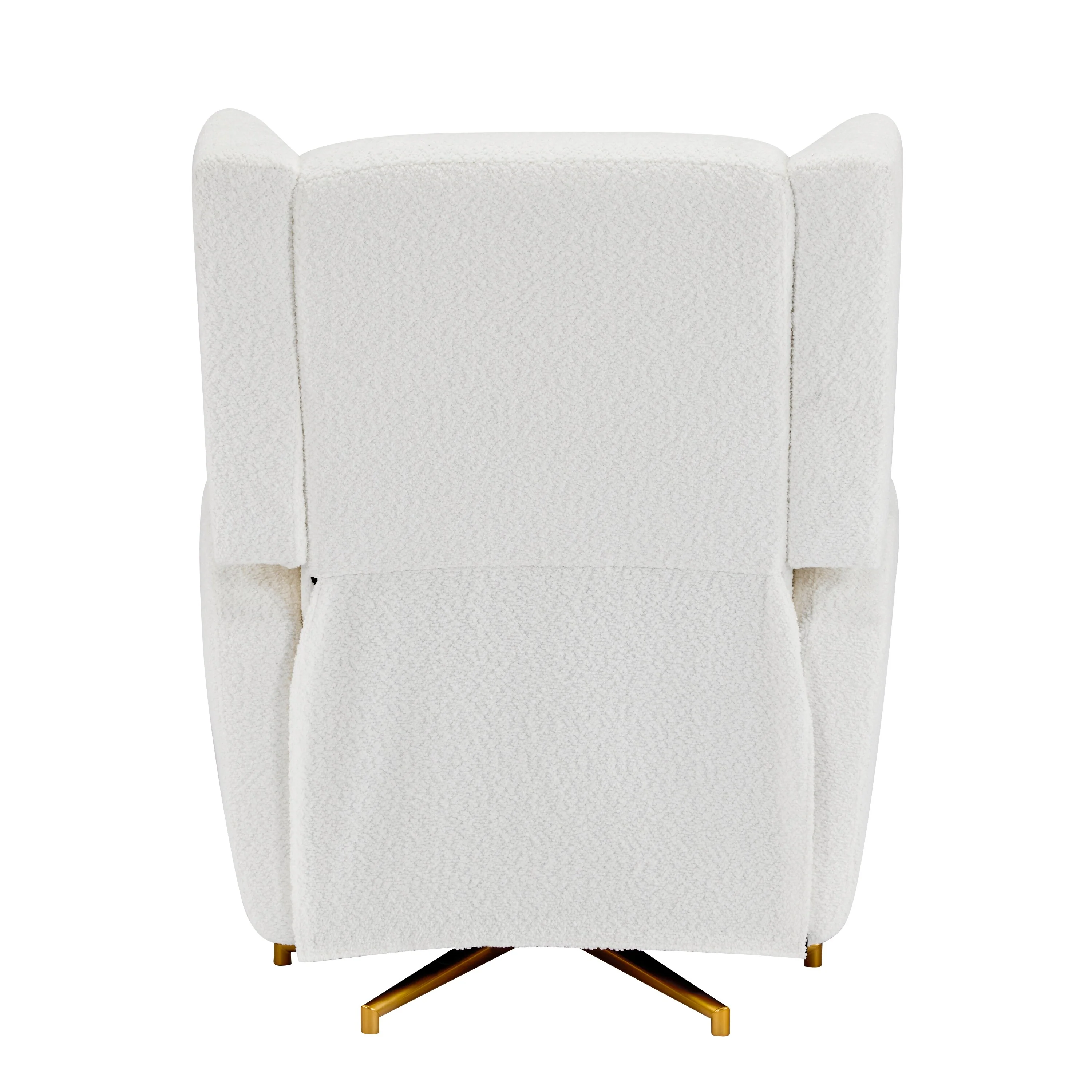 Christopher Knight Home - Starling Power Swivel Recliner With Gold Metal Base