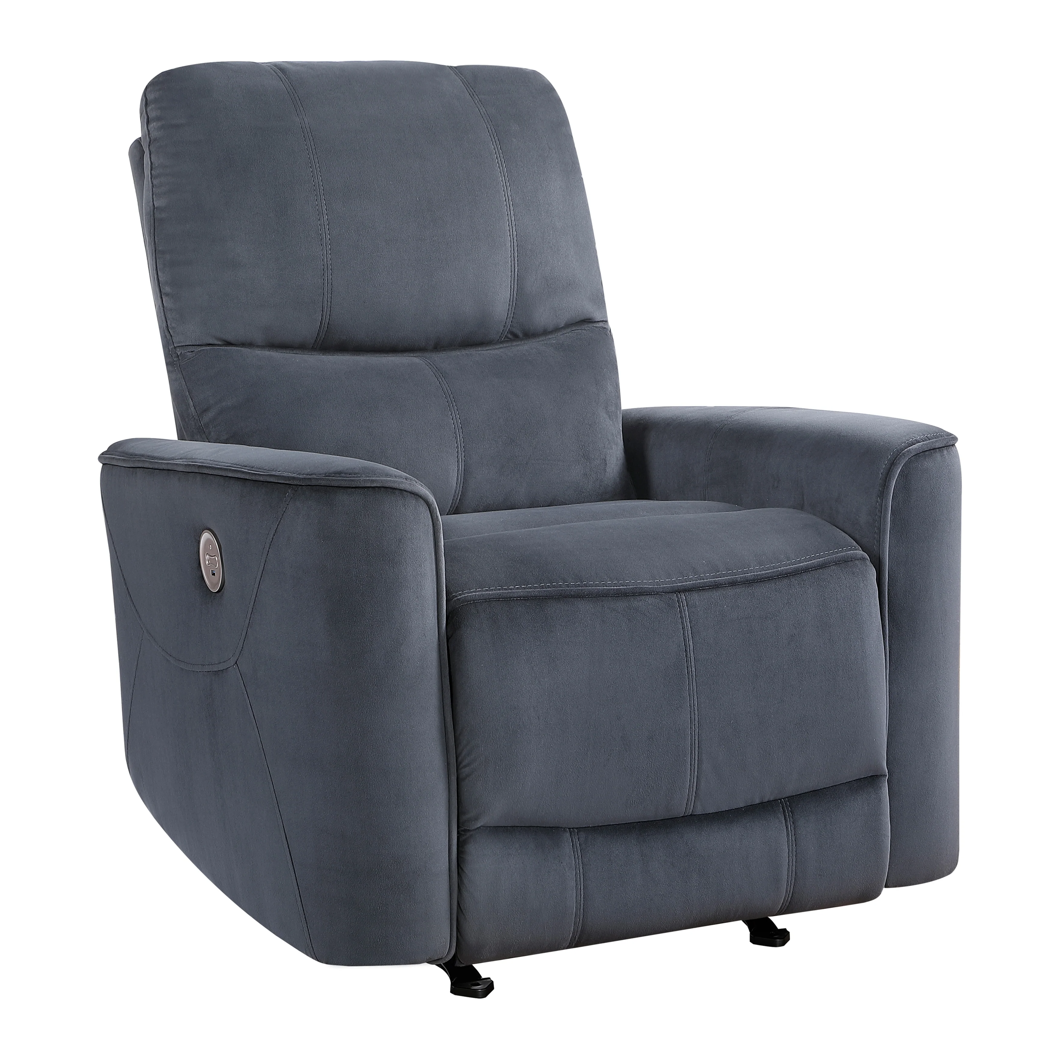 Ripon Velvet Power Rocker Reclining Chair