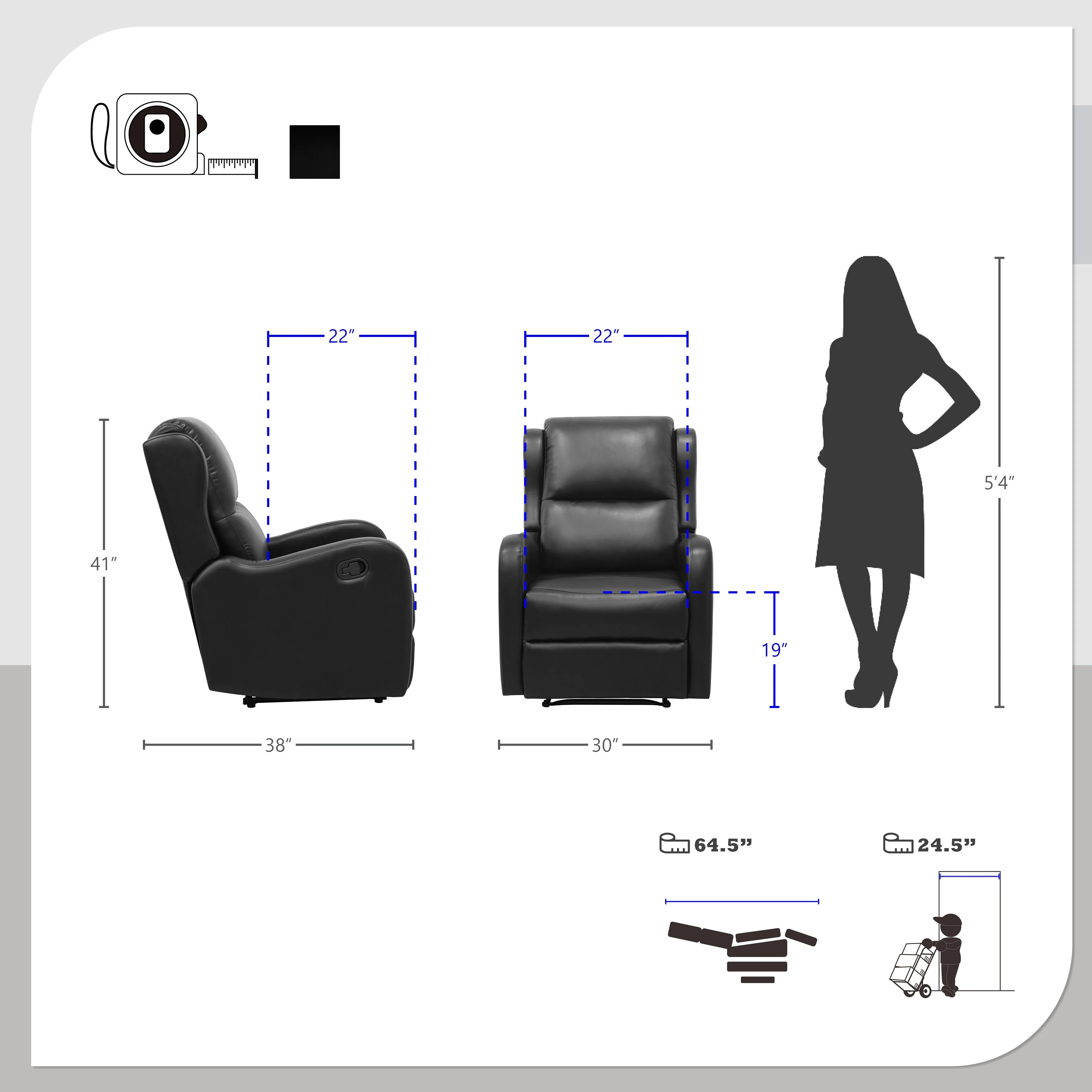 Alexis Manual Reclining Chair