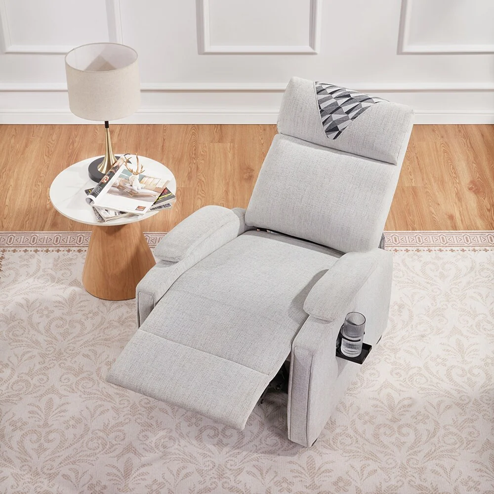 Manual Recliner Chair Classic Design with Plush Arms Back,Living Room