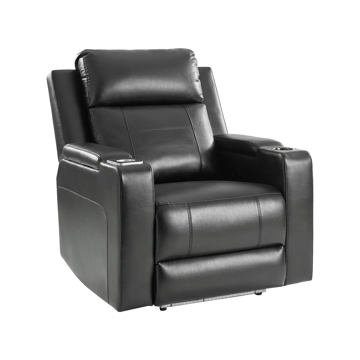Marion Classic 35.5 Wide Power Recliner with Cup Holder by HULALA HOME