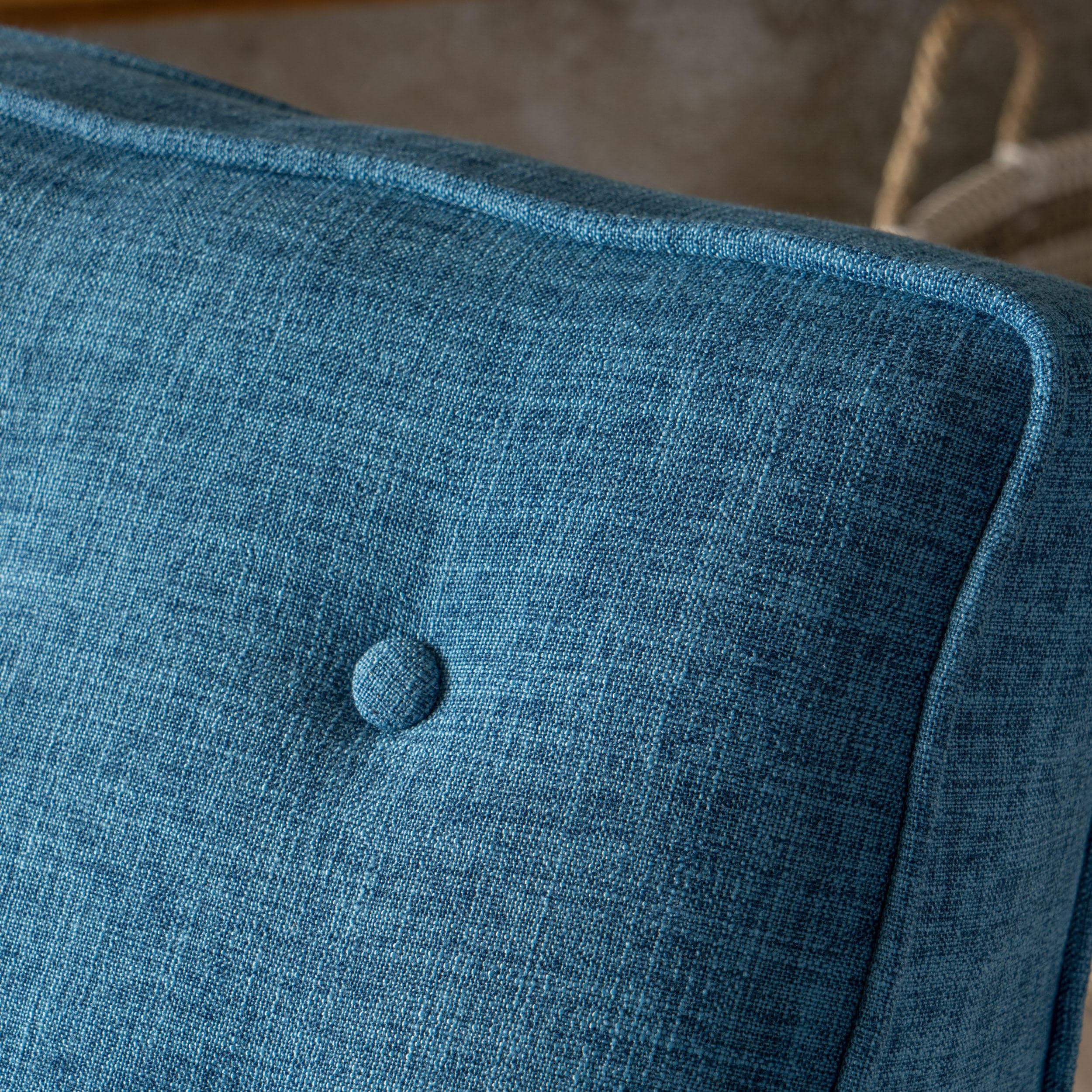 Mervynn Mid-Century Modern Button Tufted Fabric Recliner by Christopher Knight Home