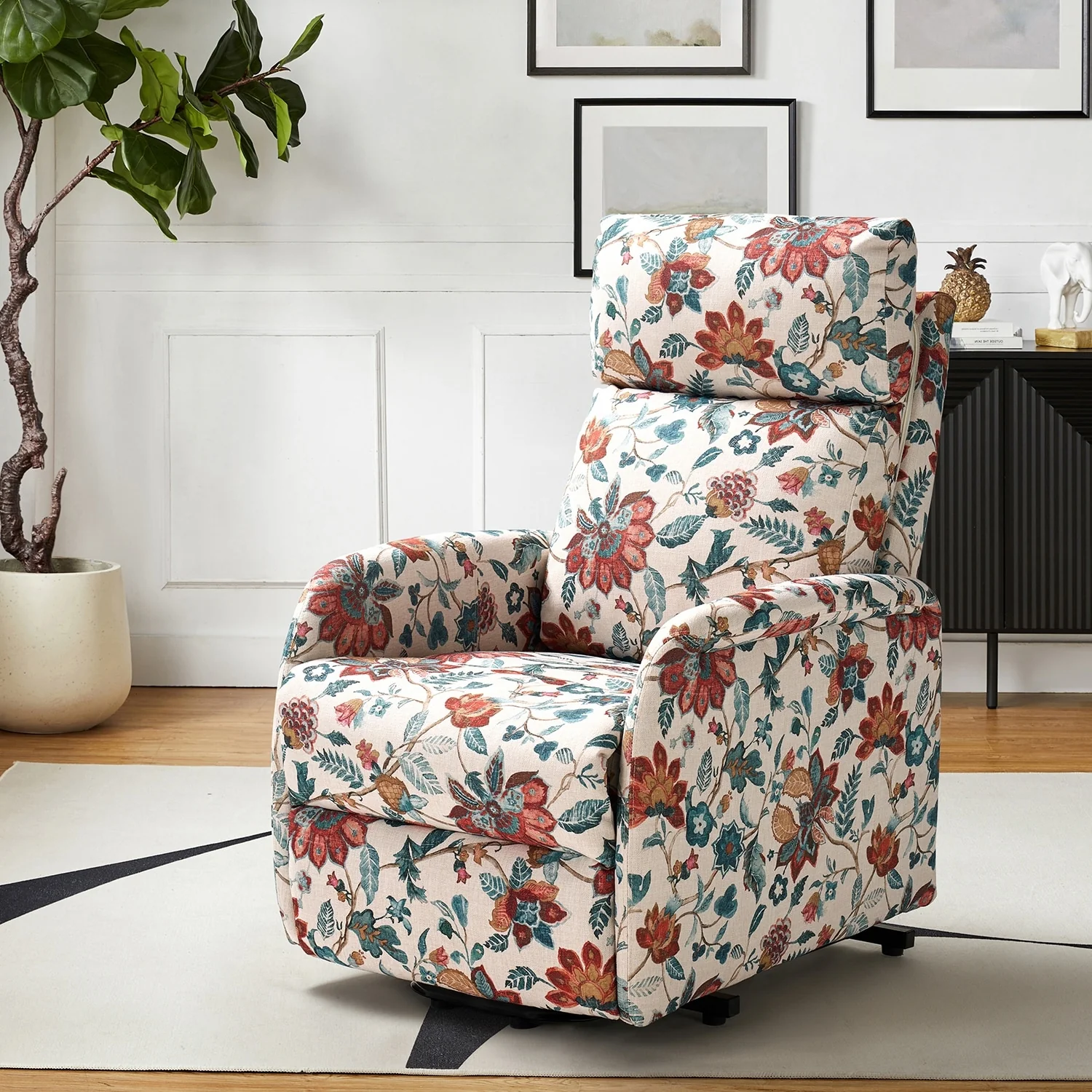 Elisa Power Remote Lift Assist Recliner with Metal Base