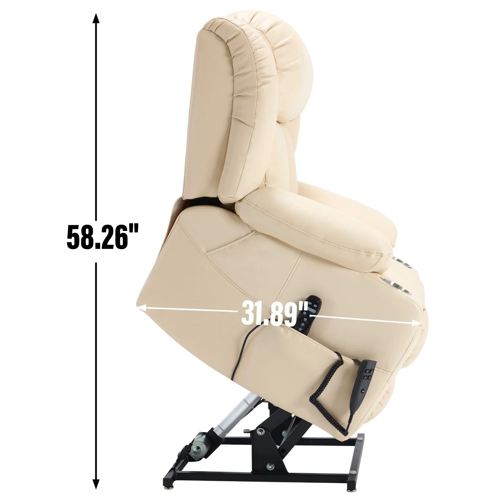 Leatheraire Power Lift Recliner Chair