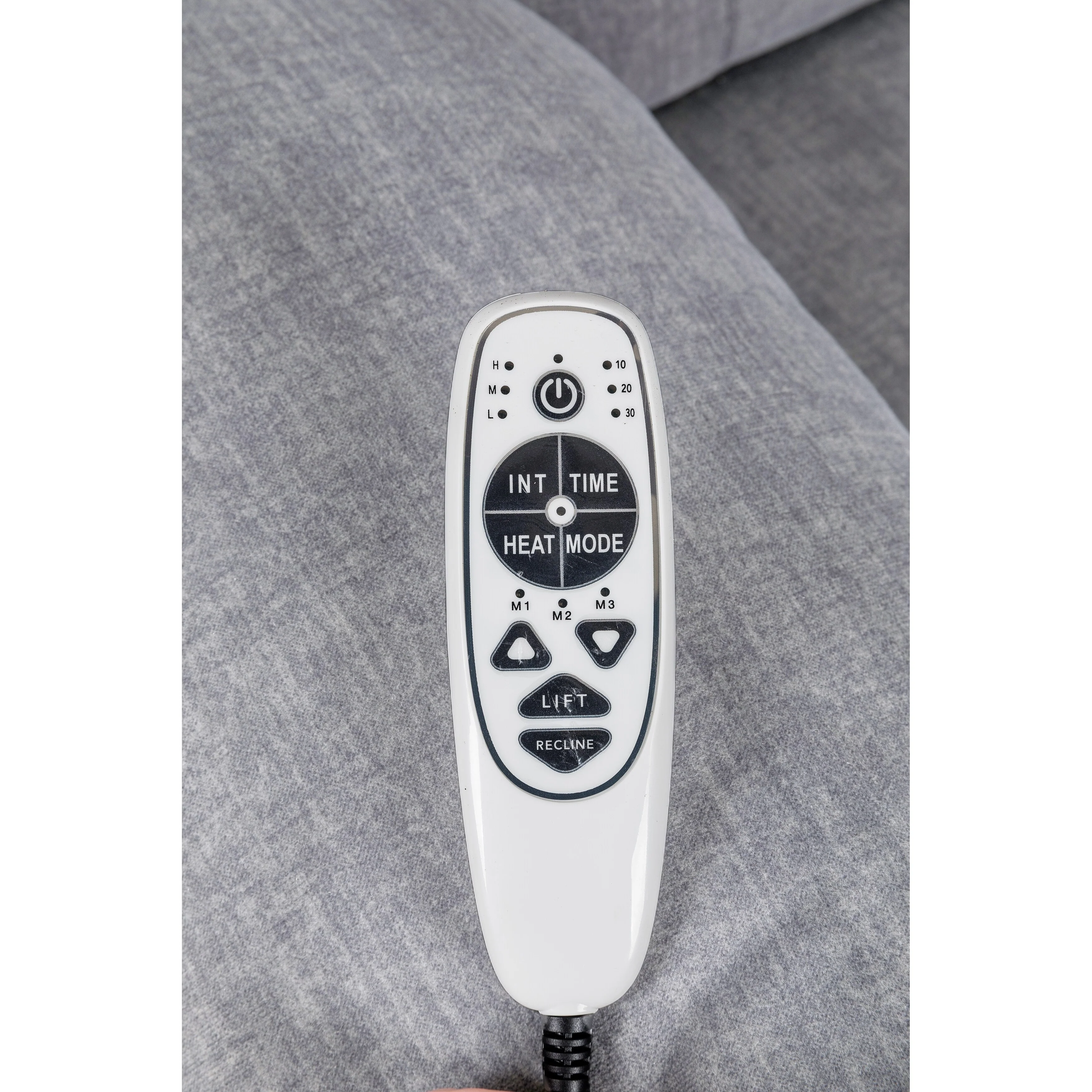 Reclining Lift Chair with Massage, Heating & Remote Control Pockets