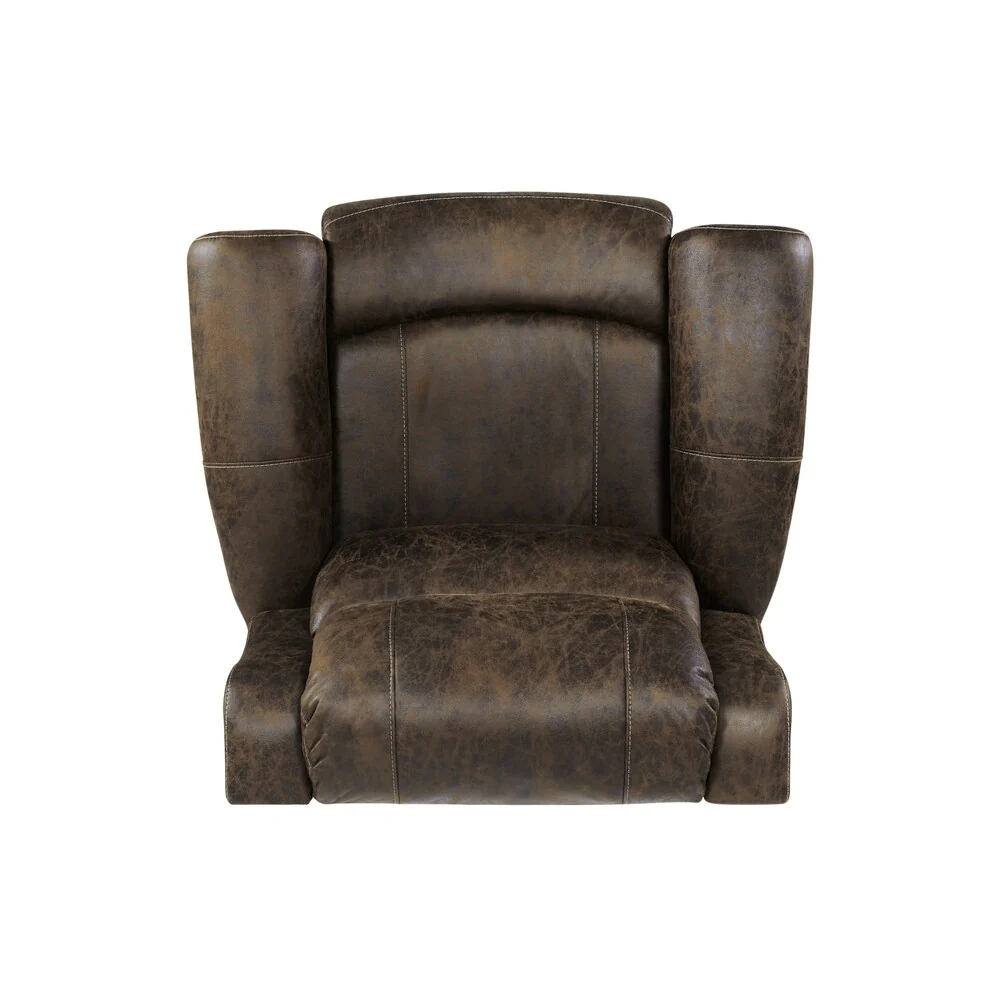 Copper Grove Dilsen Extra Large Rolled Arm Wall Hugger Recliner Chair